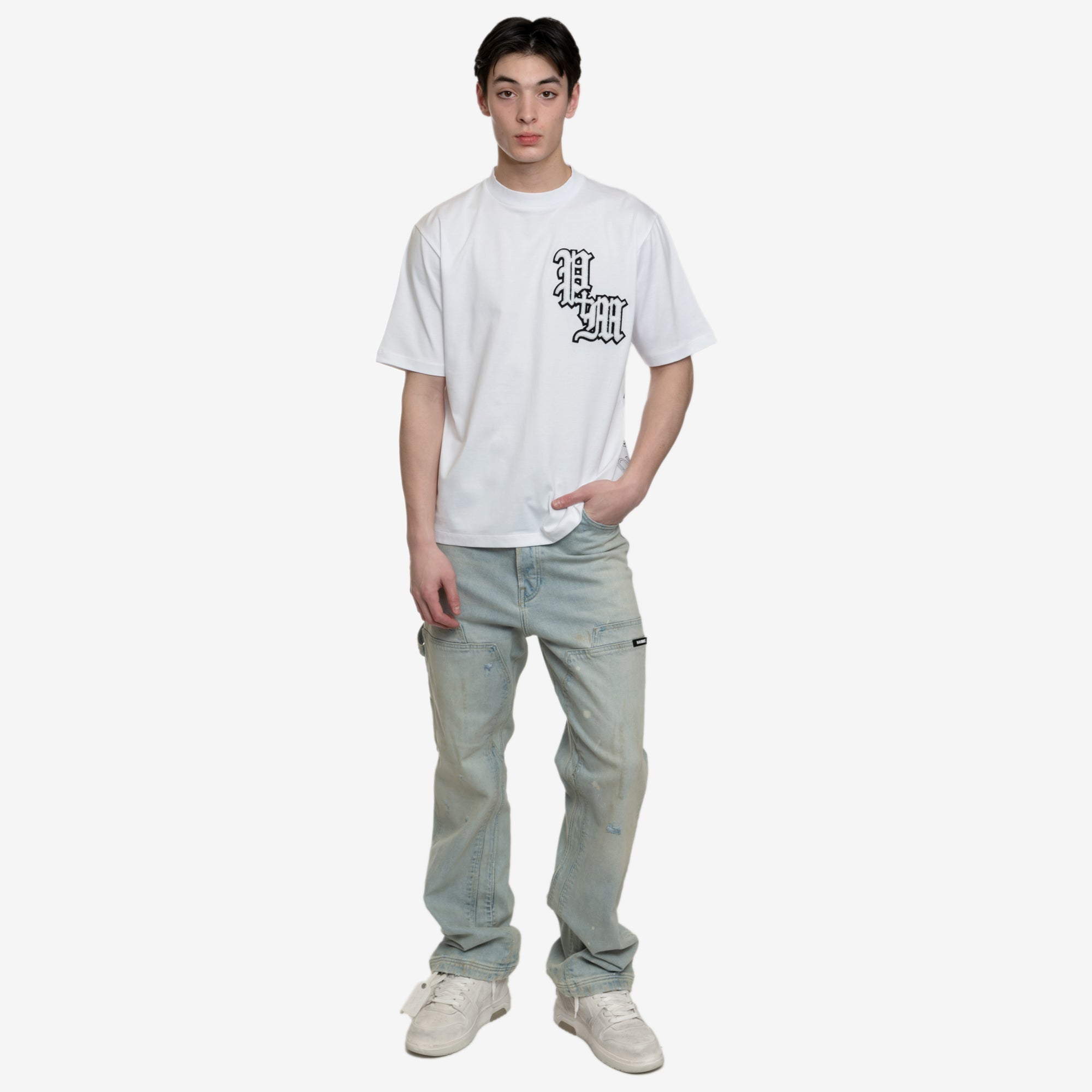 Phenomenon MCM Big Visetos Mock Tee White - 2