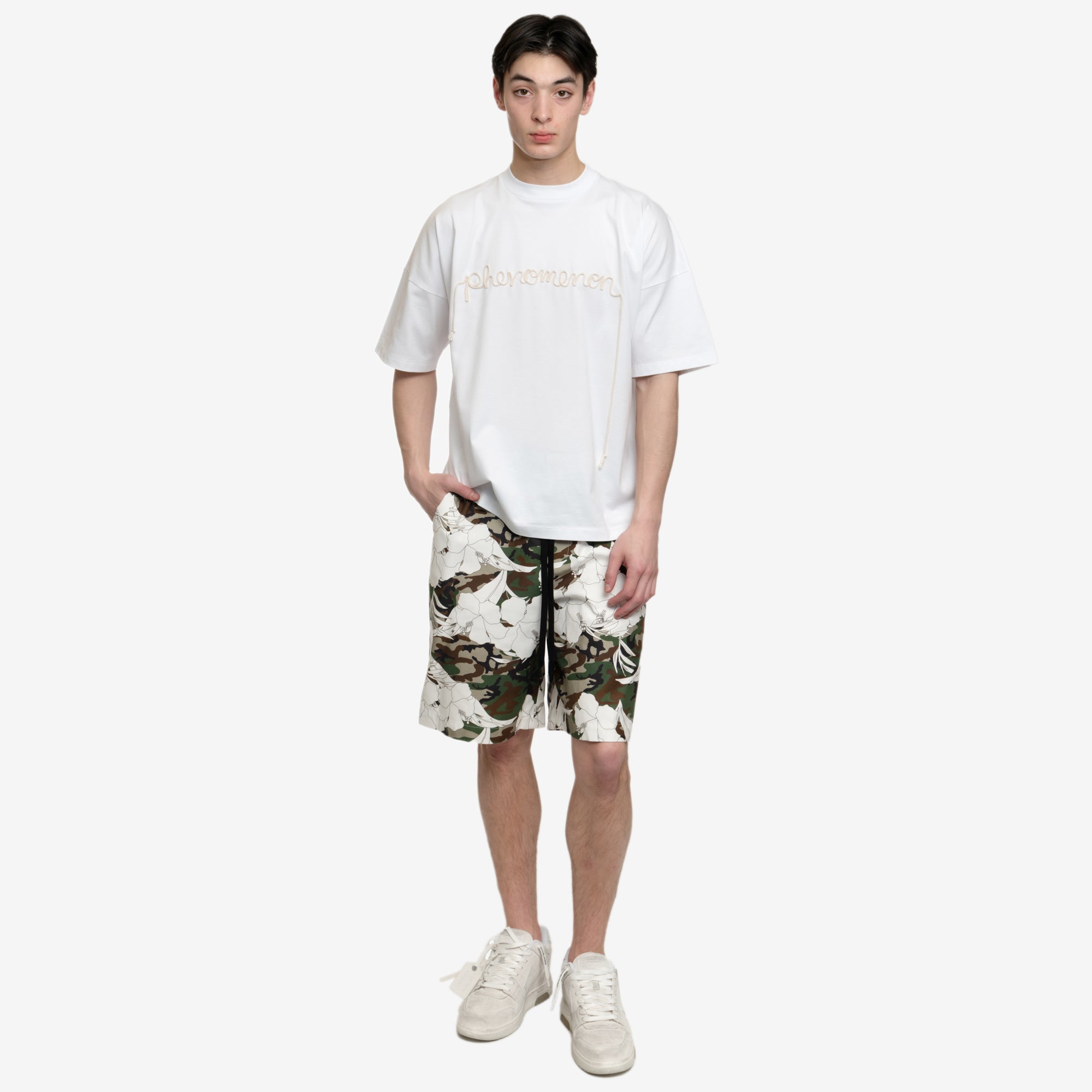 Phenomenon Flower Camo Shorts Khaki - 2
