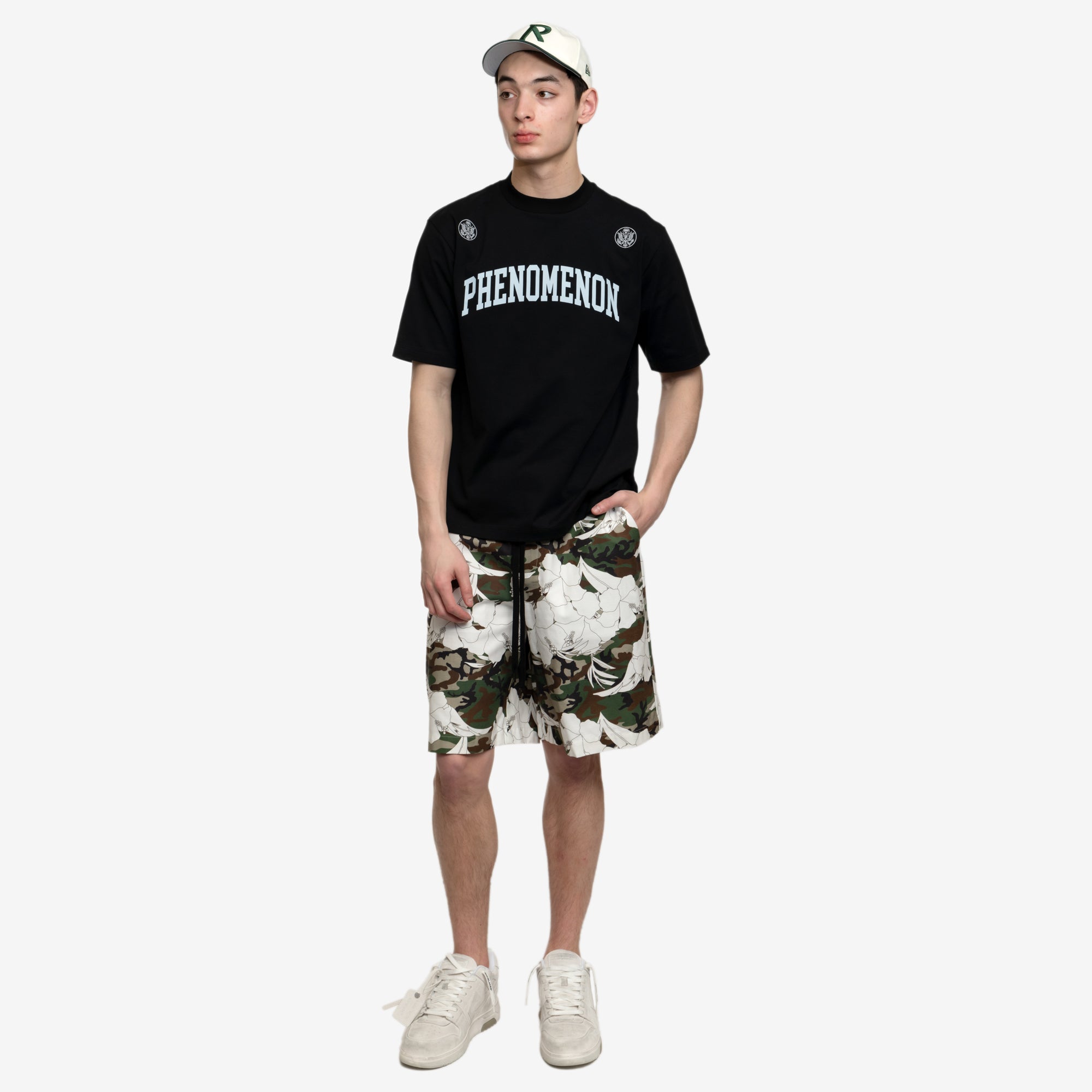 Phenomenon College Logo Mock Neck Tee Black - 2