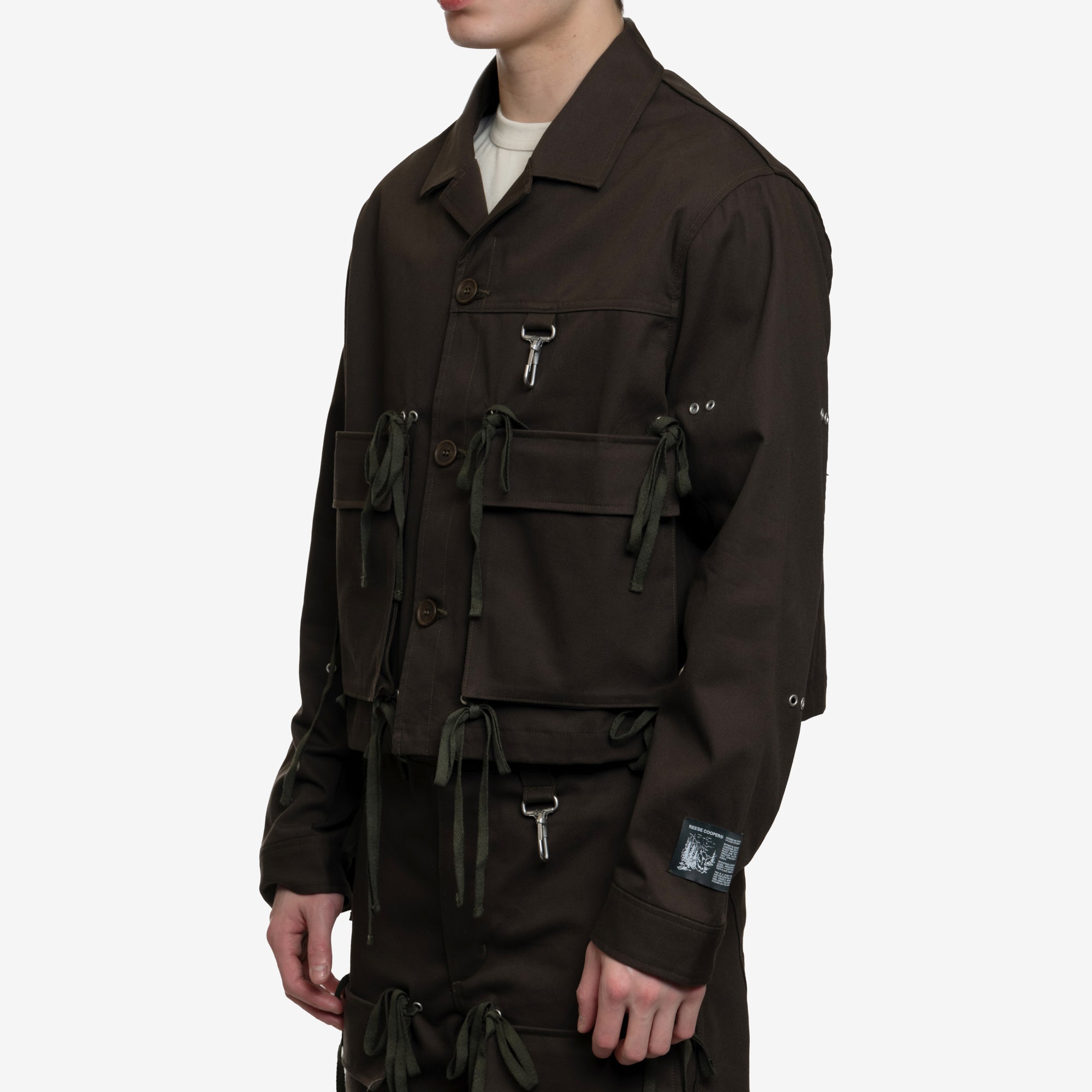Reese Cooper Modular Pocket Jacket Olive - 3
