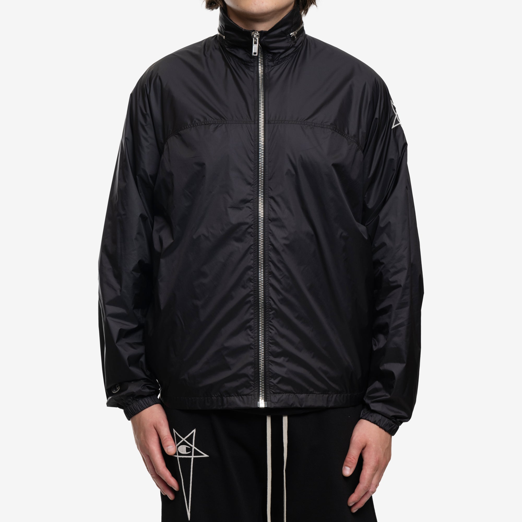 Rick Owens Champion Mountain Windbreaker Black - 1