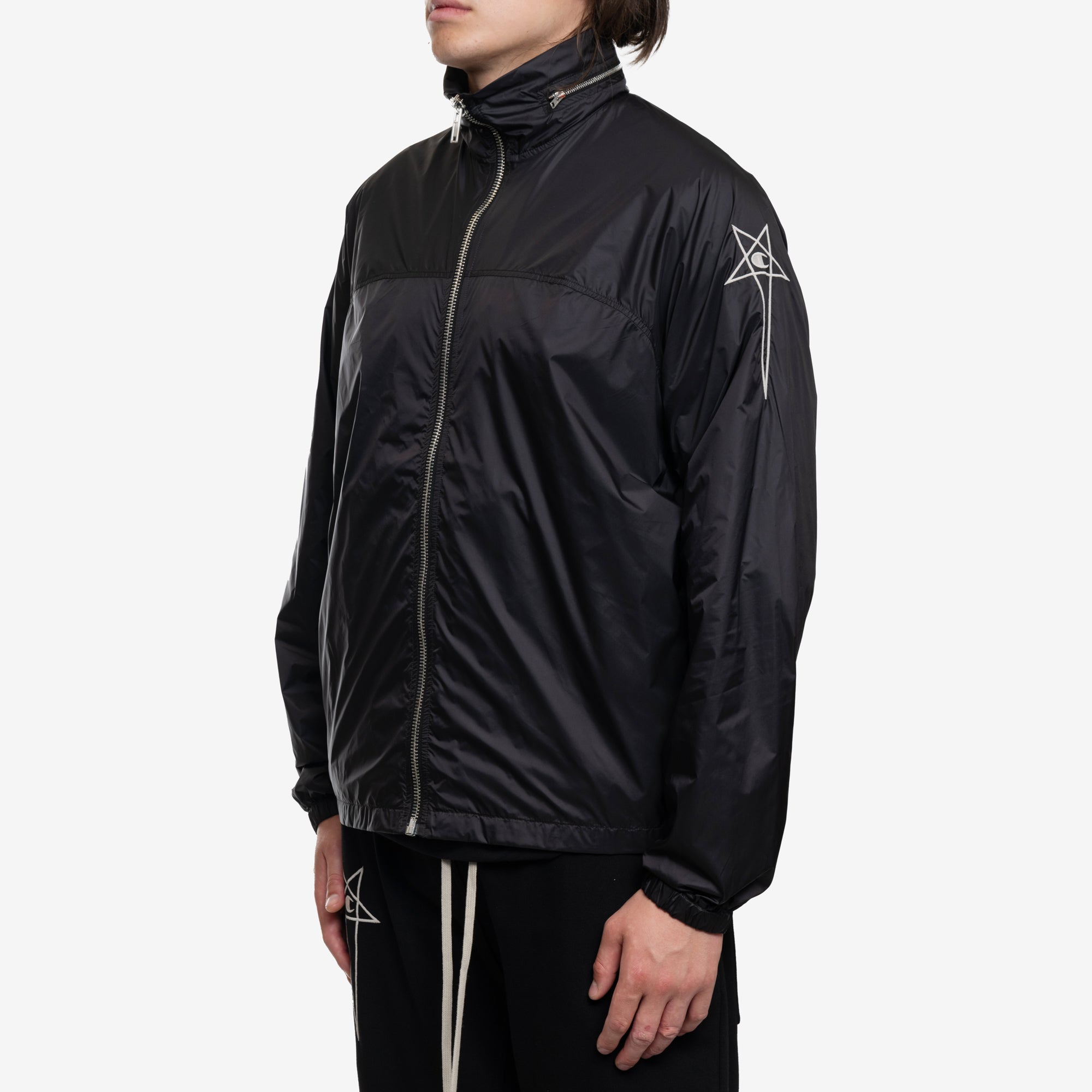 Rick Owens Champion Mountain Windbreaker Black - 3
