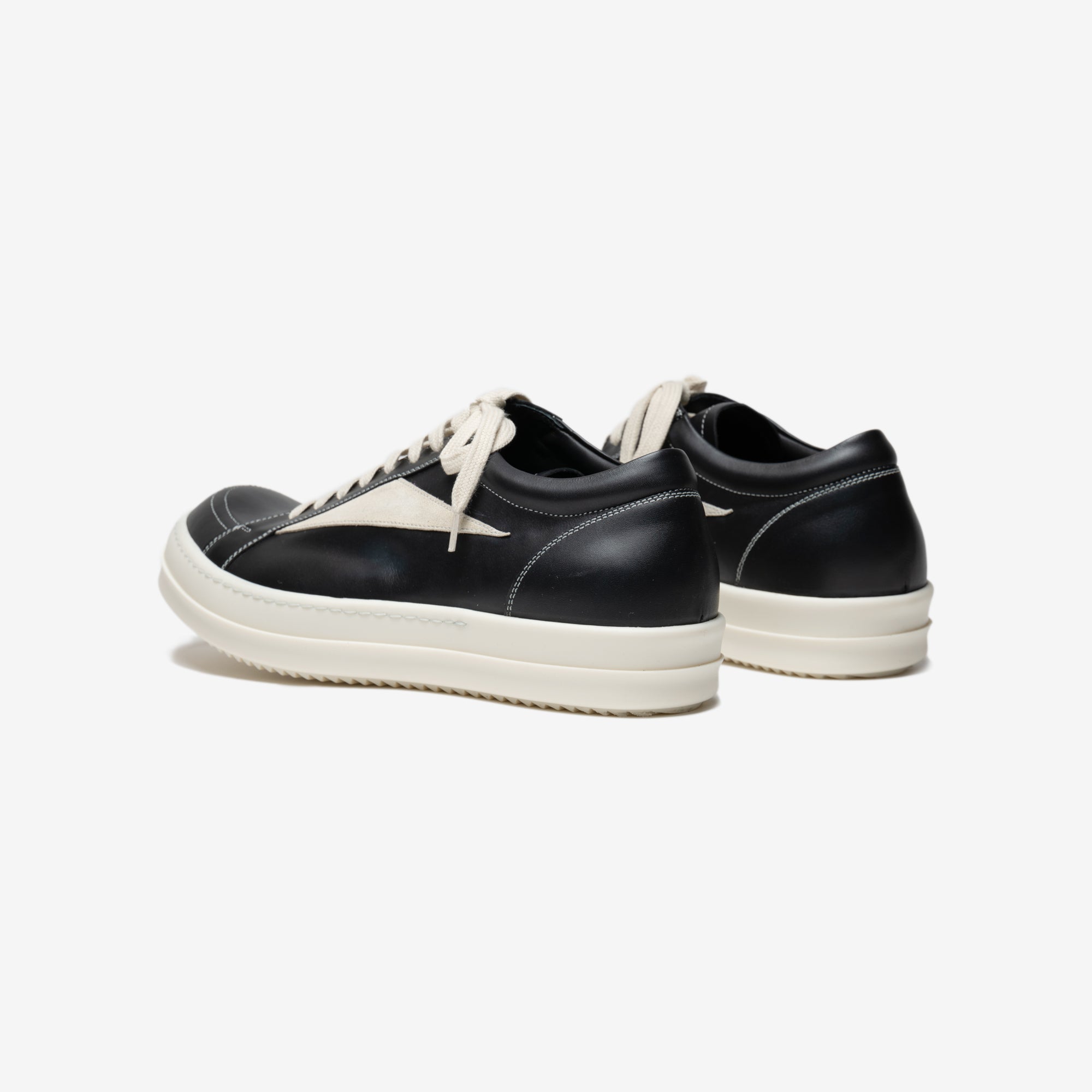 Rick Owens Womens Luxor Vintage Sneakers Black - 2