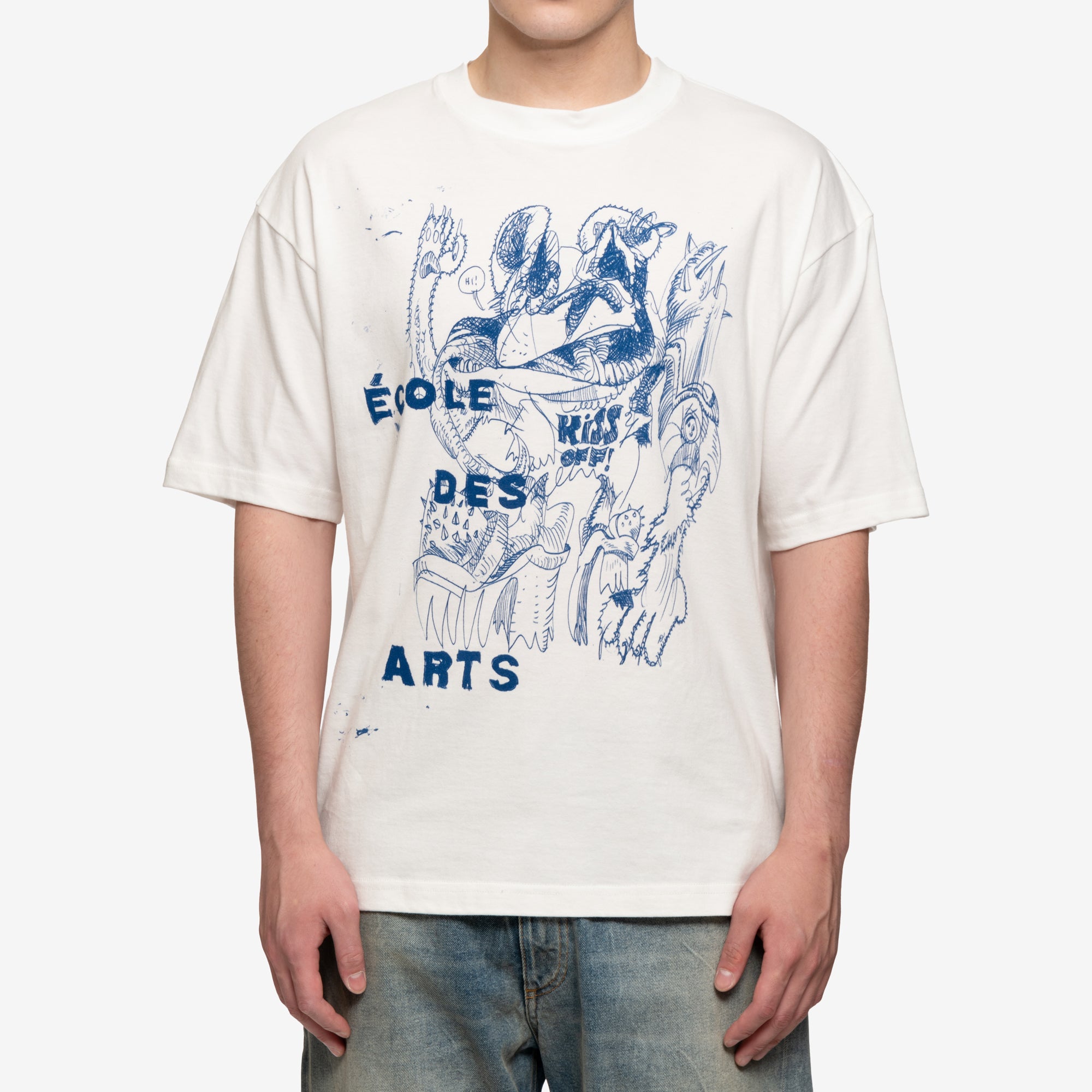 Dom Rebel Grimey T-Shirt Ivory - 1