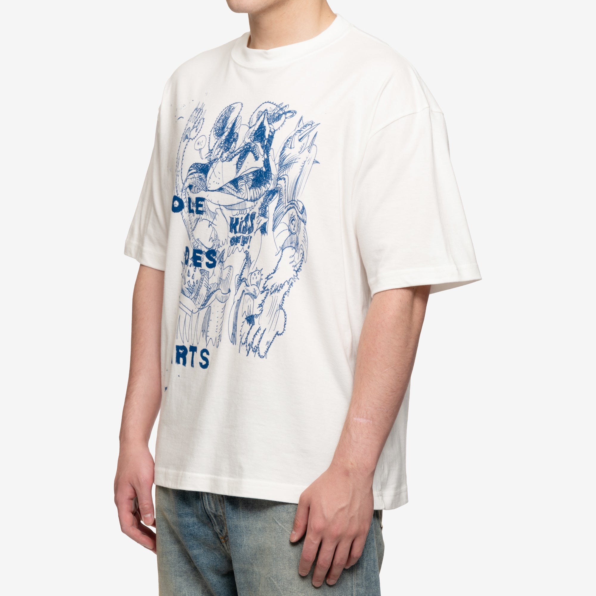 Dom Rebel Grimey T-Shirt Ivory - 3