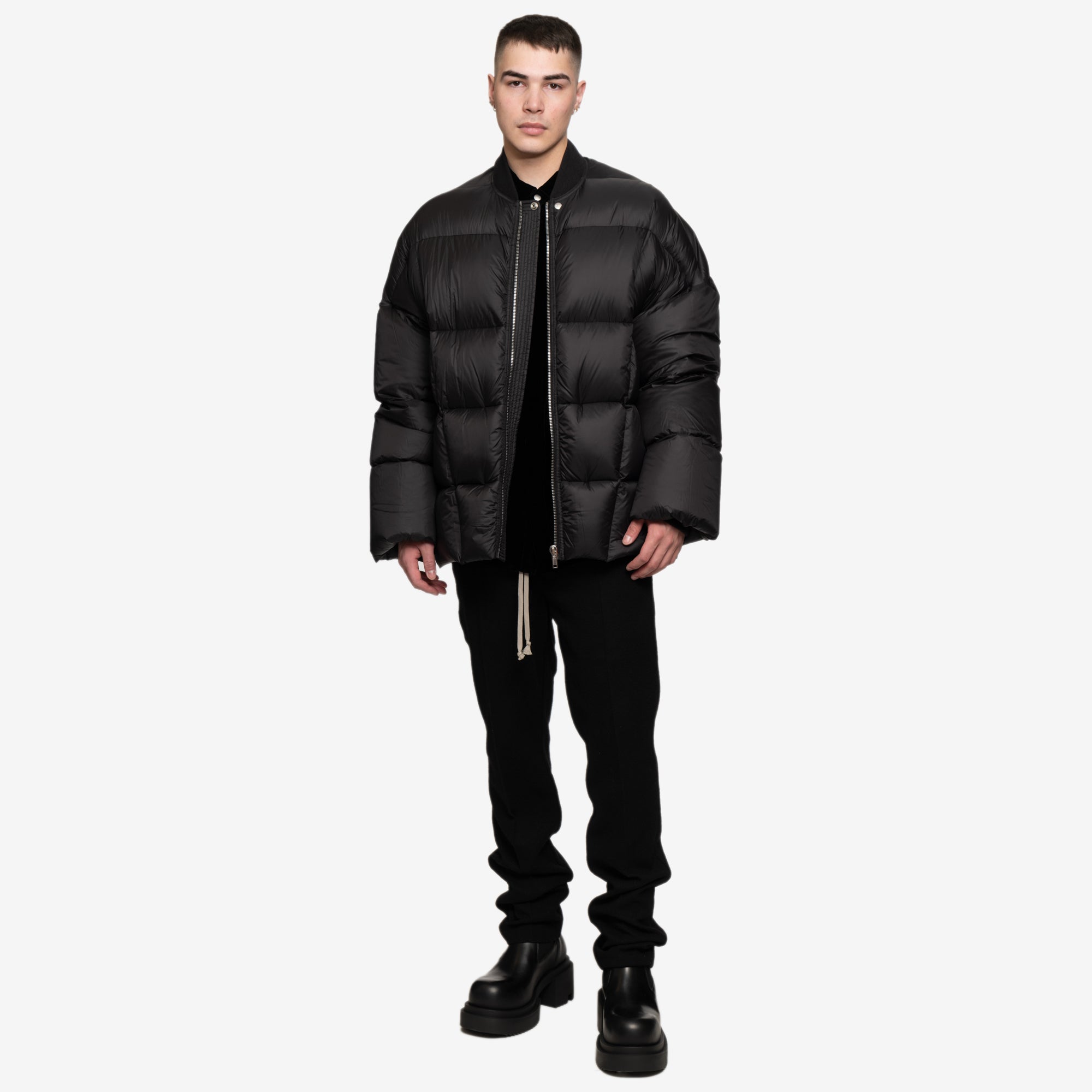 Rick Owens Flight Down Jacket Black - 2
