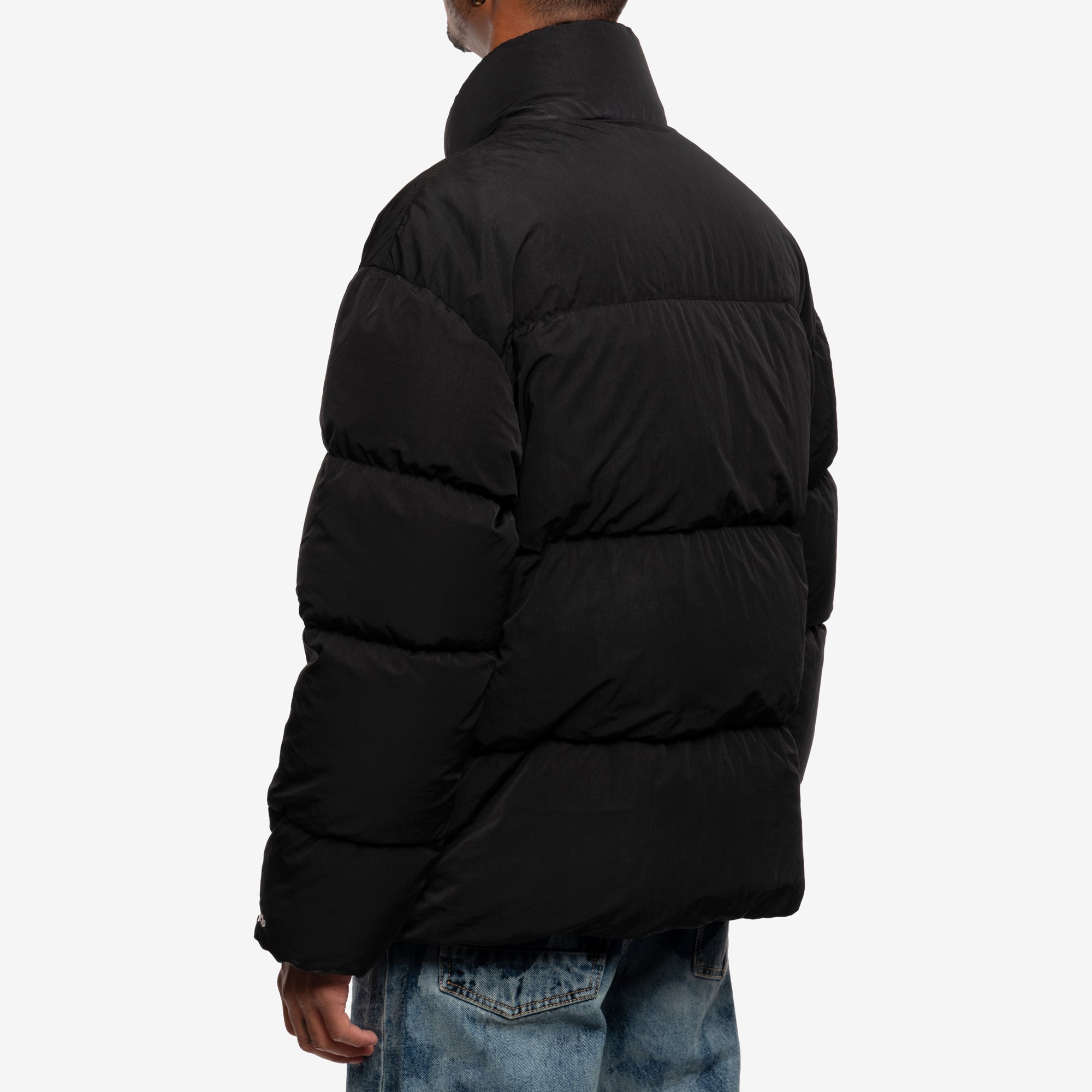 Palm Angels Cloudy Wash Down Jacket Black - 4