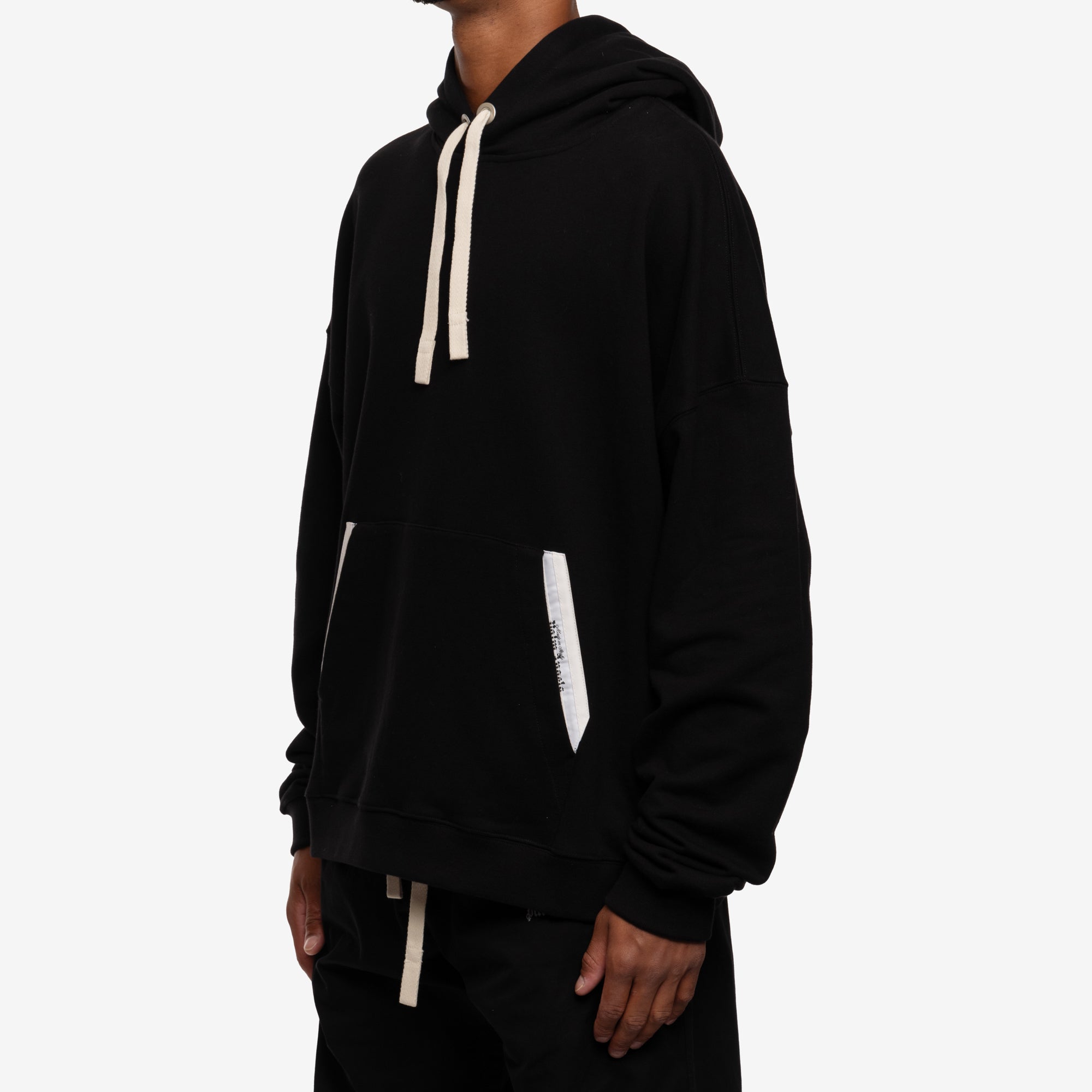 Palm Angels Sartorial Tape Hoody Black - 3