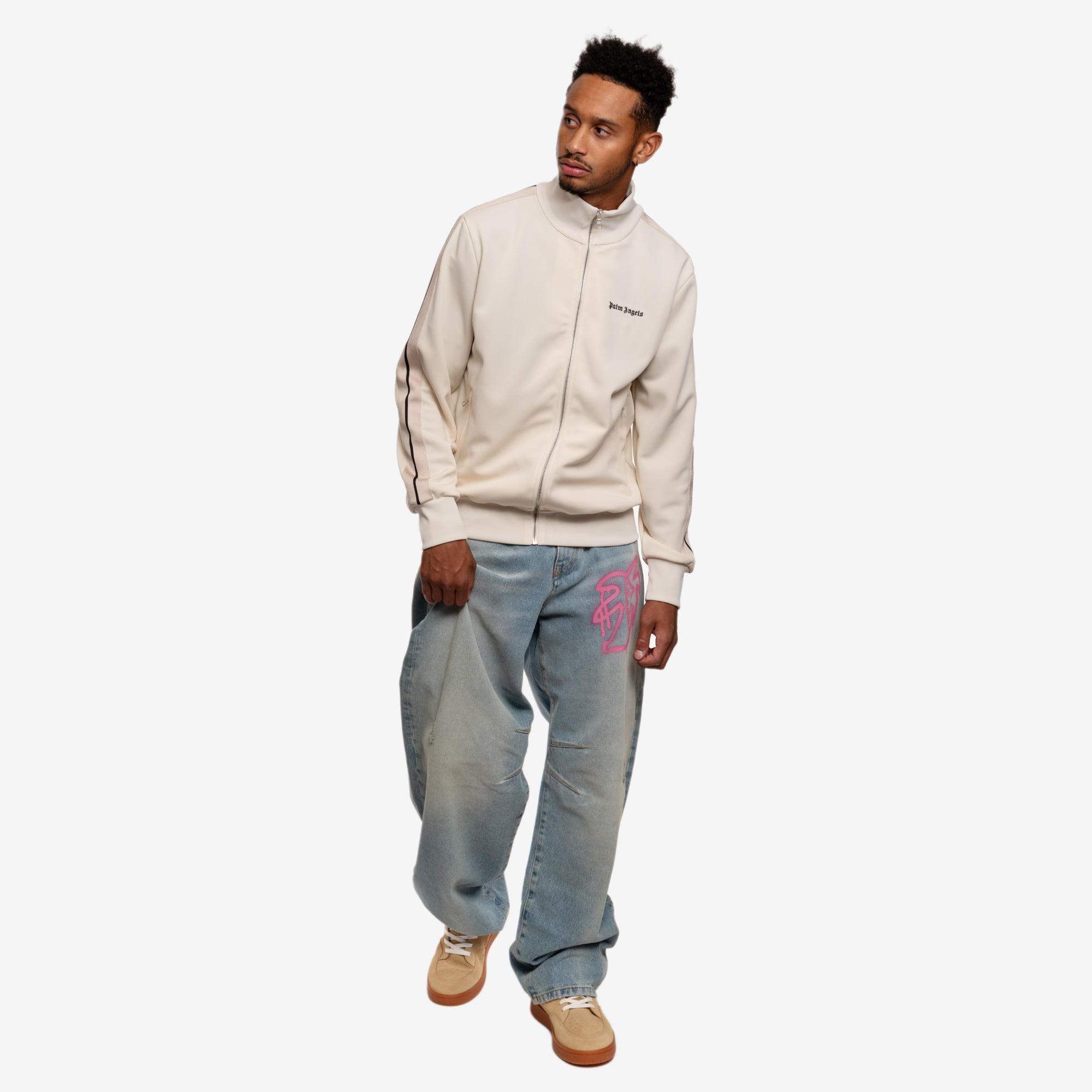 Palm Angels New Butter Track Jacket Butter - 2