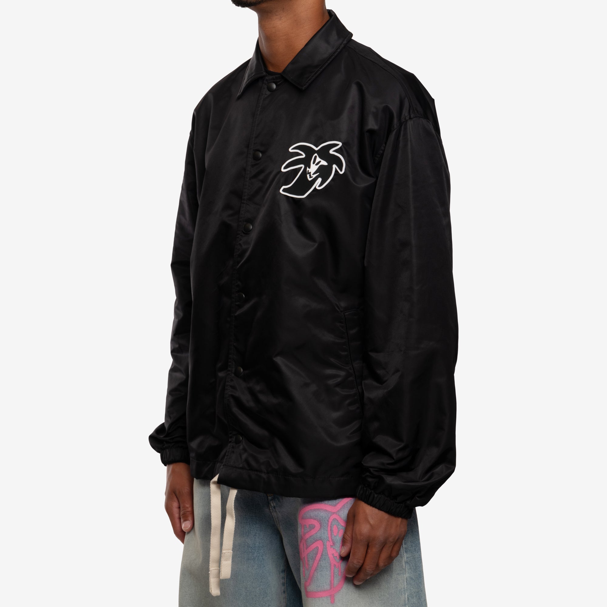 Palm Angels Hunter Coach Jacket Black - 3