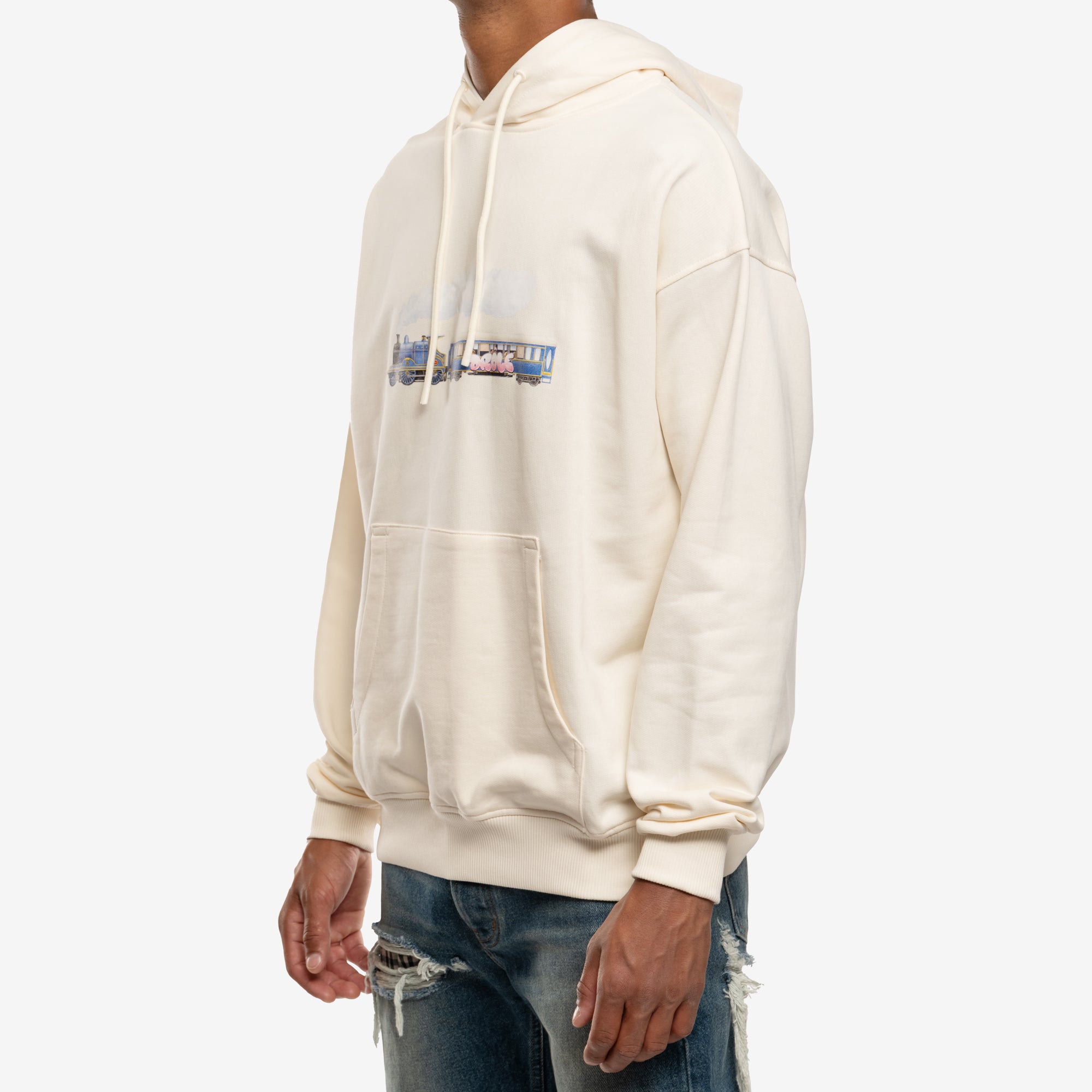Drôle de Monsieur Le Hoodie Locomotive Cream - 3