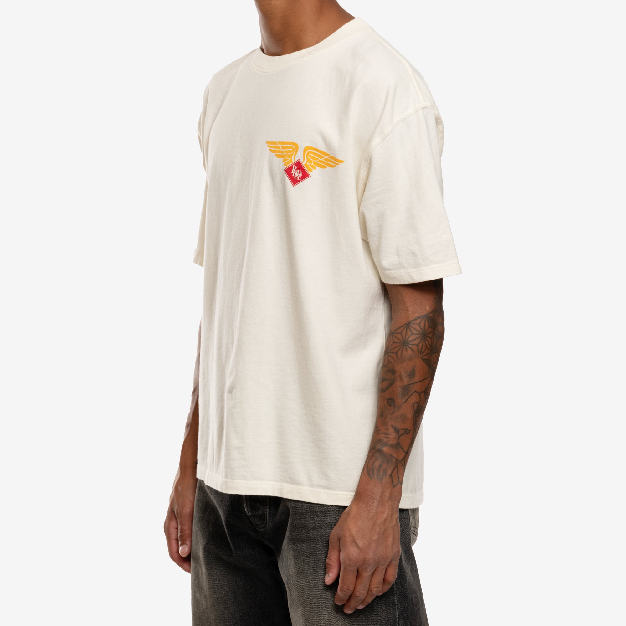 Rhude Rhude Worldwide T-Shirt Vintage White - 3