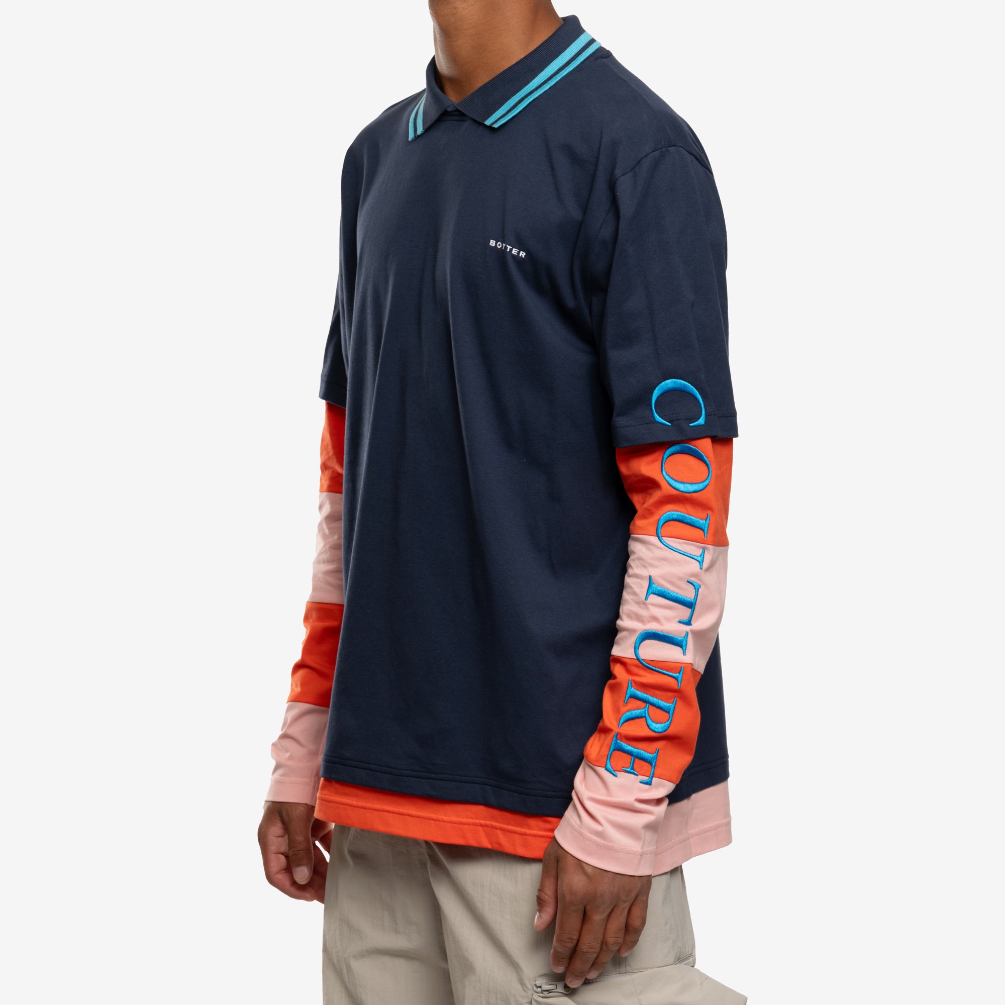 BOTTER Caribbean Couture LS Polo Navy - 3