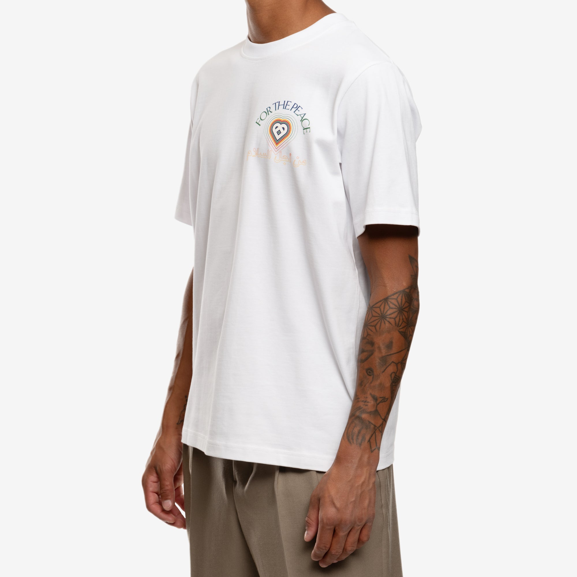 Casablanca For the Peace Gradient T-Shirt White - 3