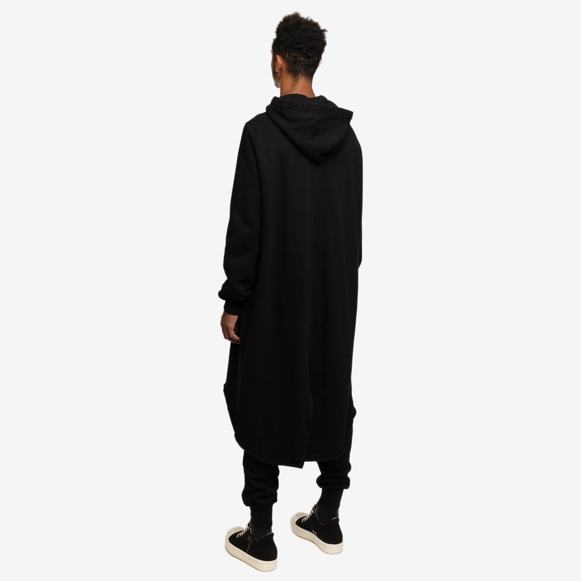 Rick Owens DRKSHDW Luxor Hooded Fishtail Parka Black - 4