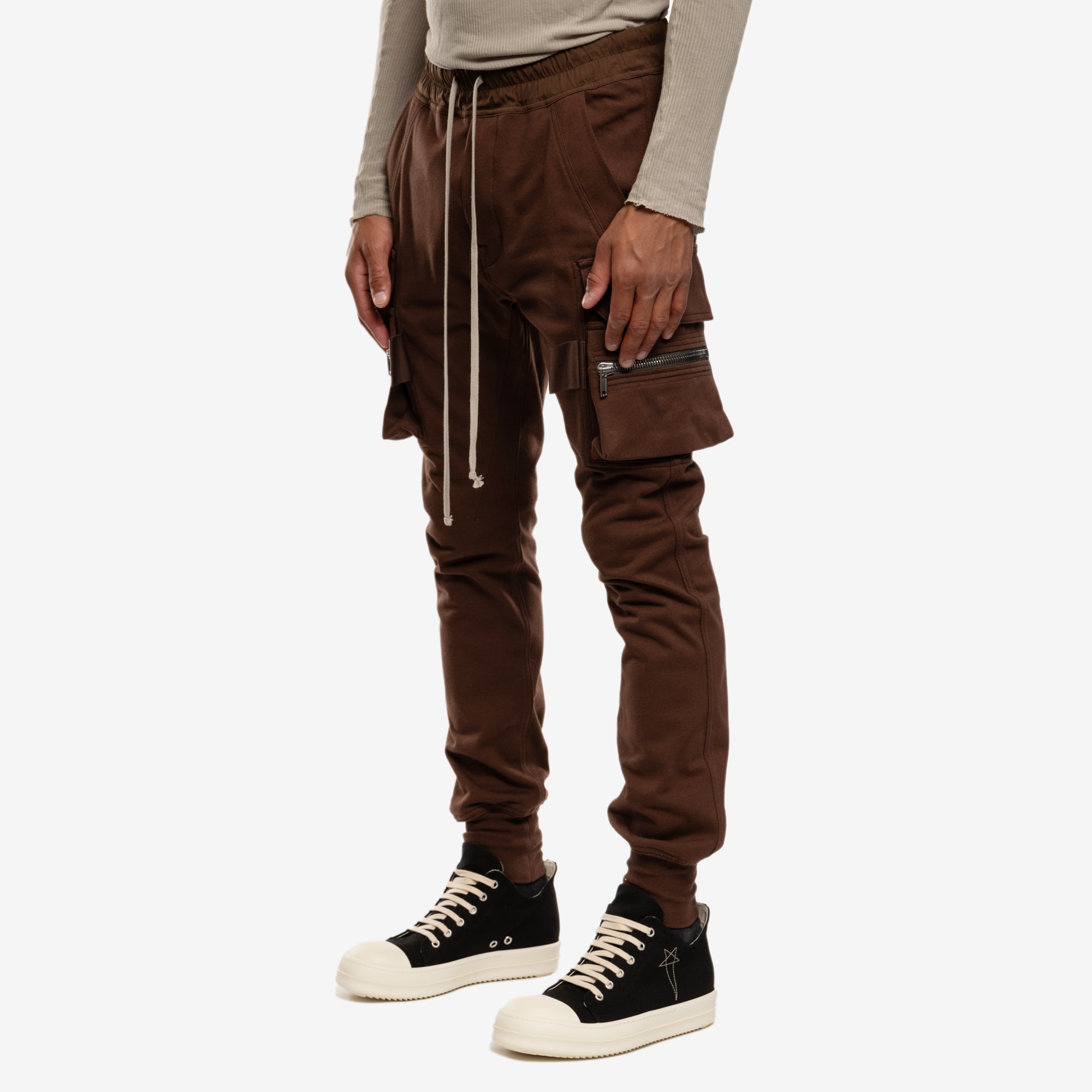 Rick Owens Mastodon Cargo Pants Brown - 3