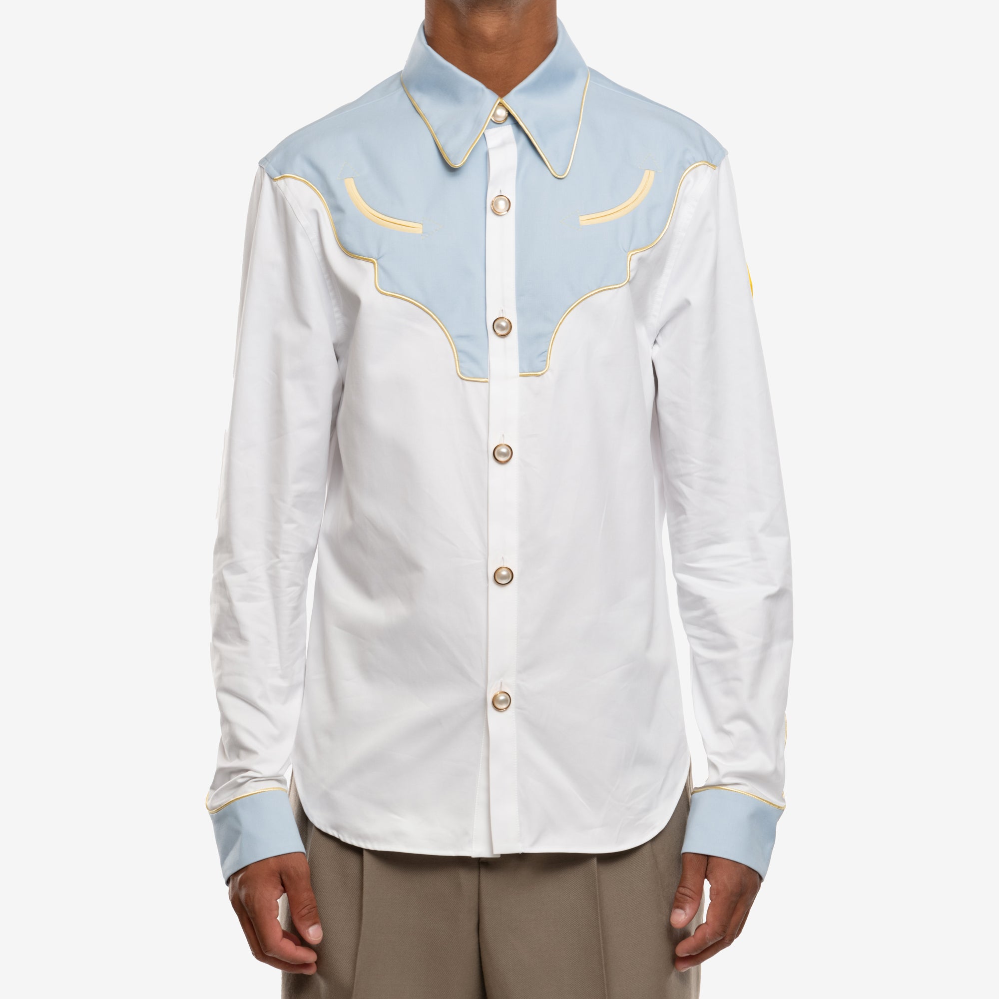 Casablanca Western Shirt Light Blue - 1