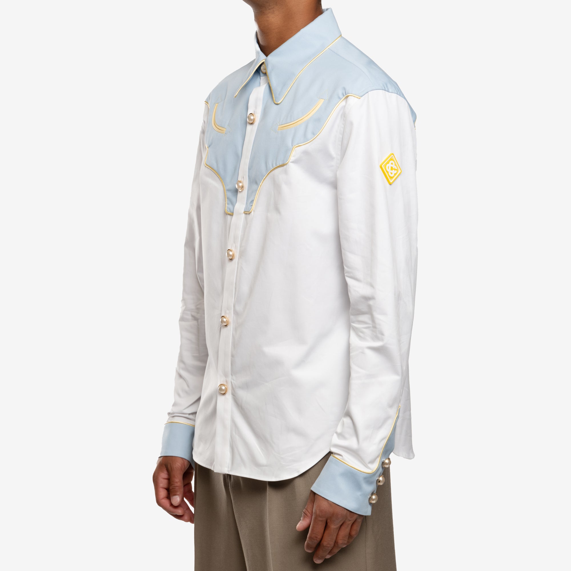 Casablanca Western Shirt Light Blue - 3