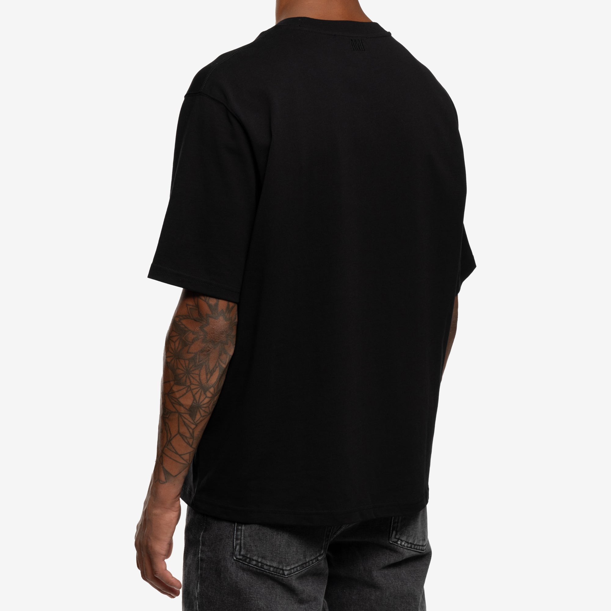 AMI Red Ami de Coeur T-Shirt Black - 4