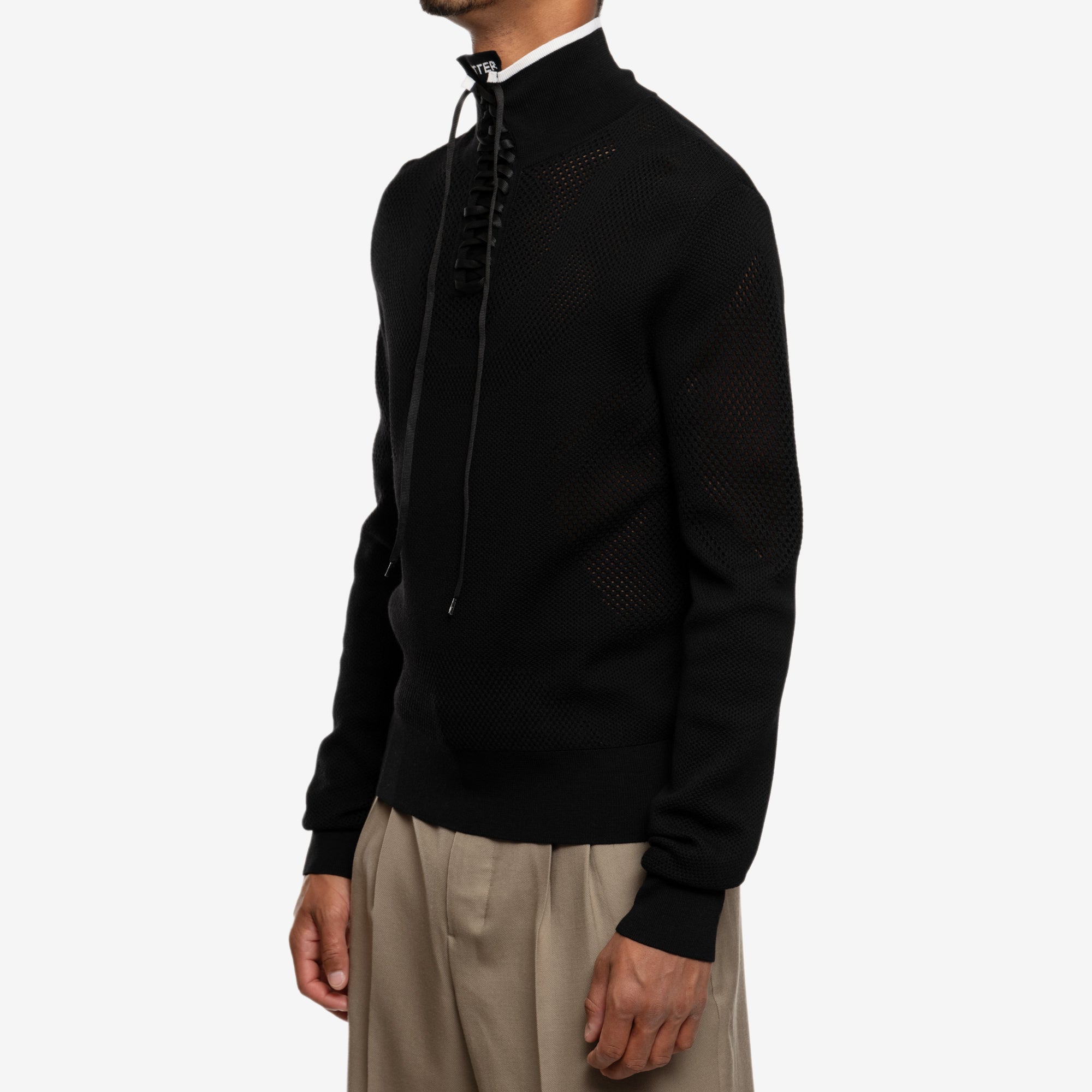 BOTTER Knitted Sneaker Turtleneck Black - 3