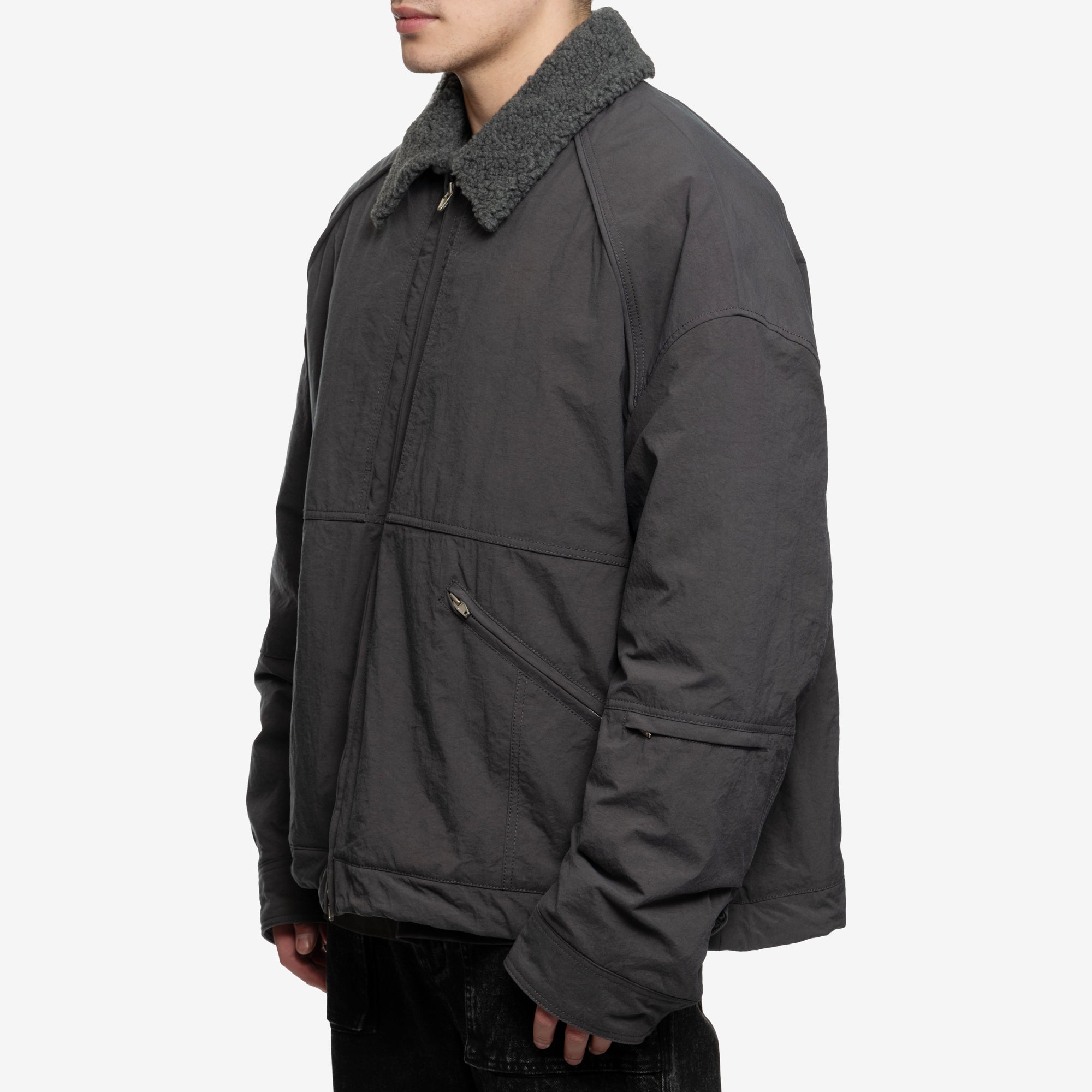 Juun.J Nylon Deck Jacket Grey - 4