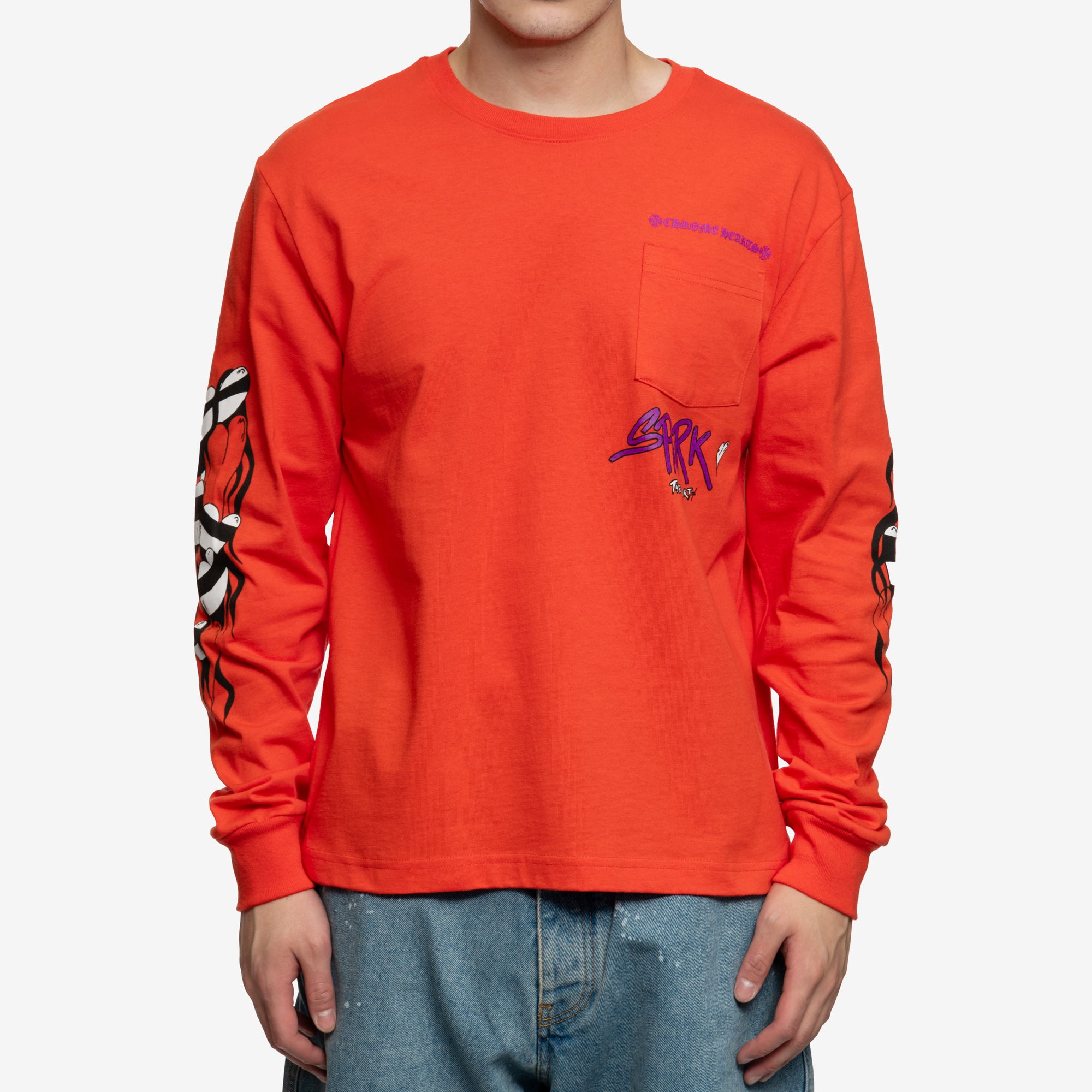 Chrome Hearts Mattyboy Sadistic Lipstick LS Tee Red - 1