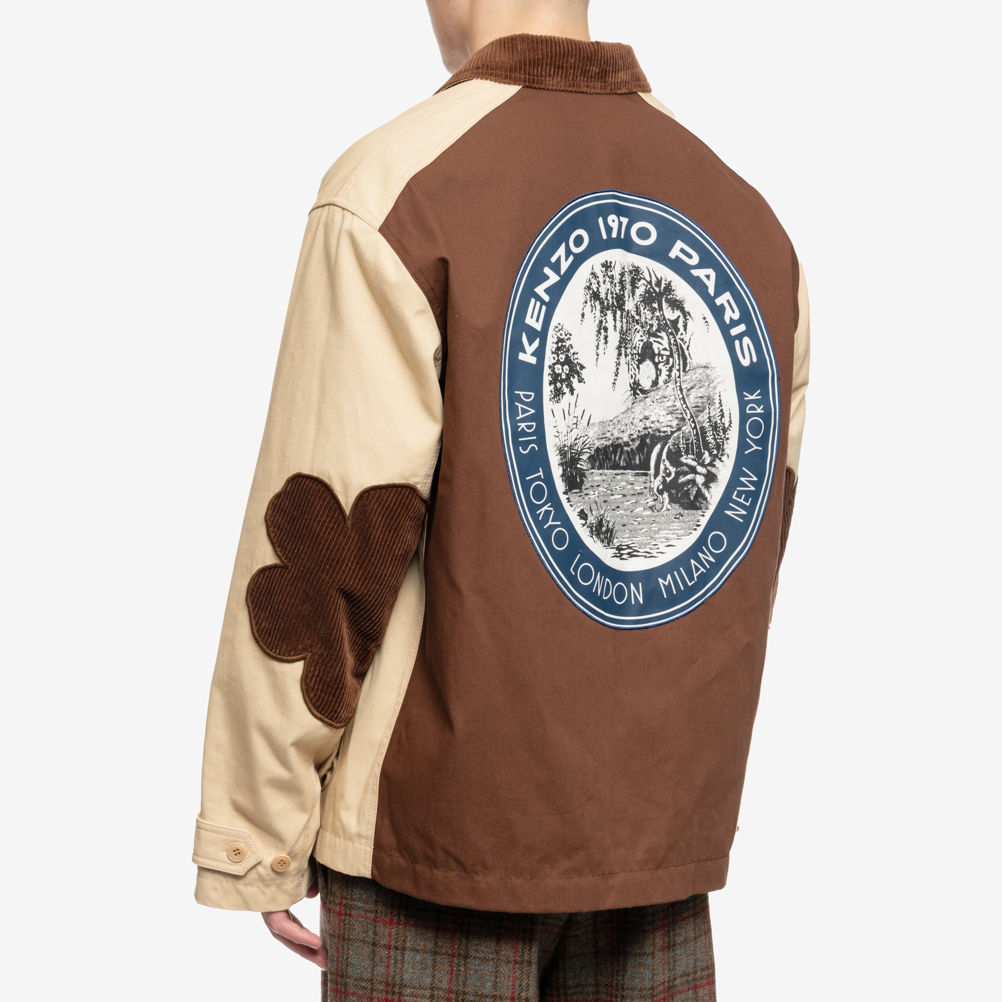 Kenzo Tiger Patch Hunting Jacket Camel - 4