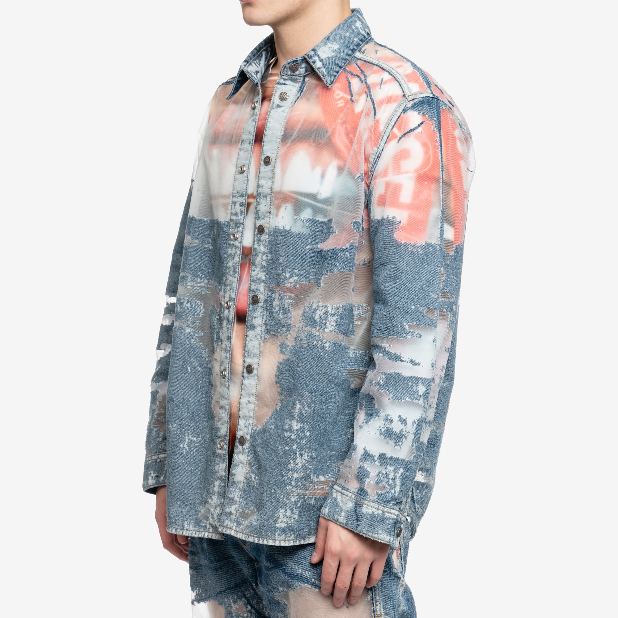 DIESEL Devore Overshirt Blue - 3