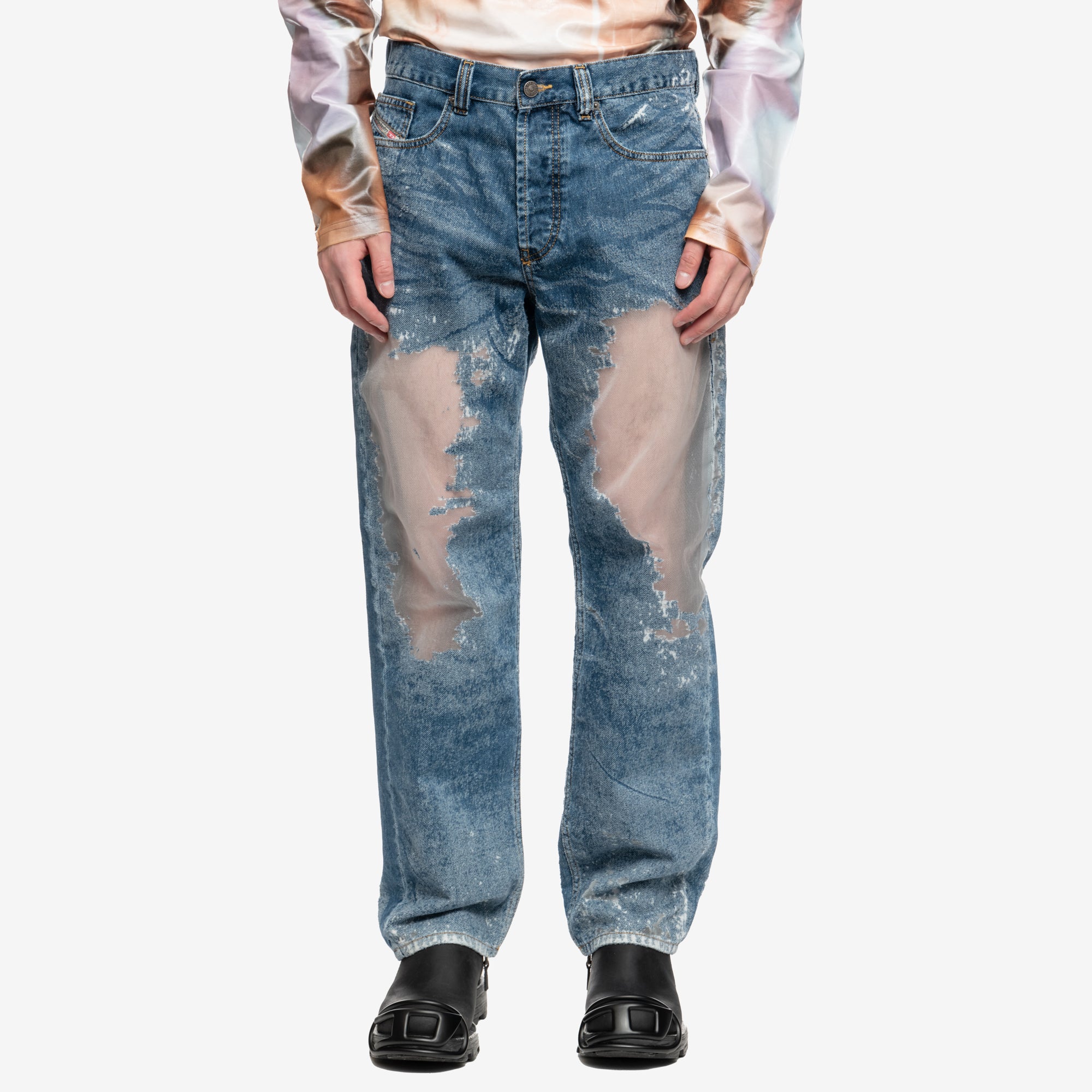 DIESEL Devore Loose Jeans Blue - 1