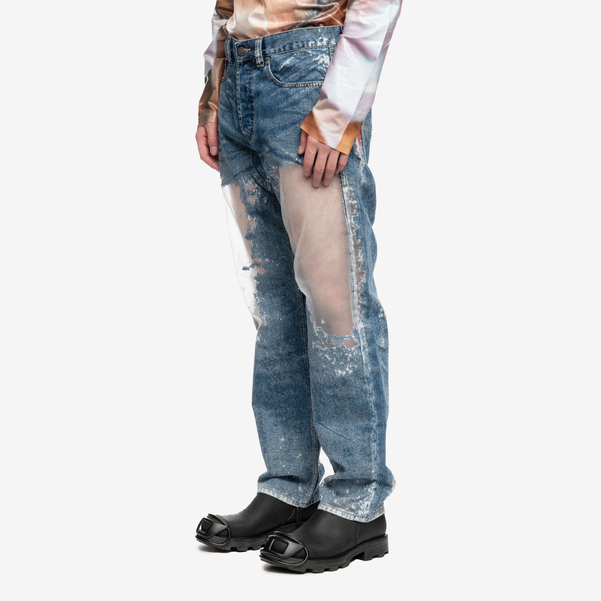 DIESEL Devore Loose Jeans Blue - 3