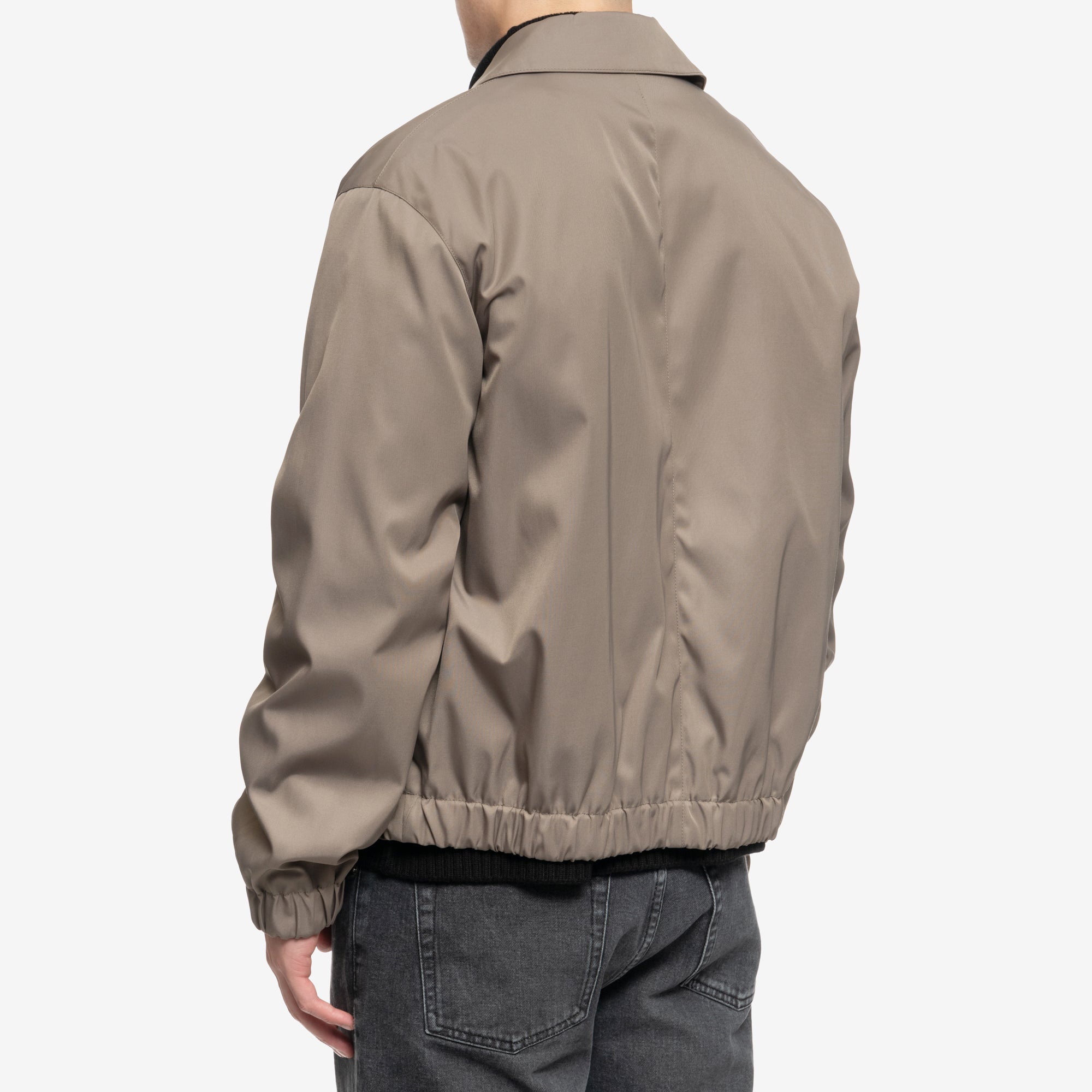 AMI ADC Zipped Jacket Taupe - 4