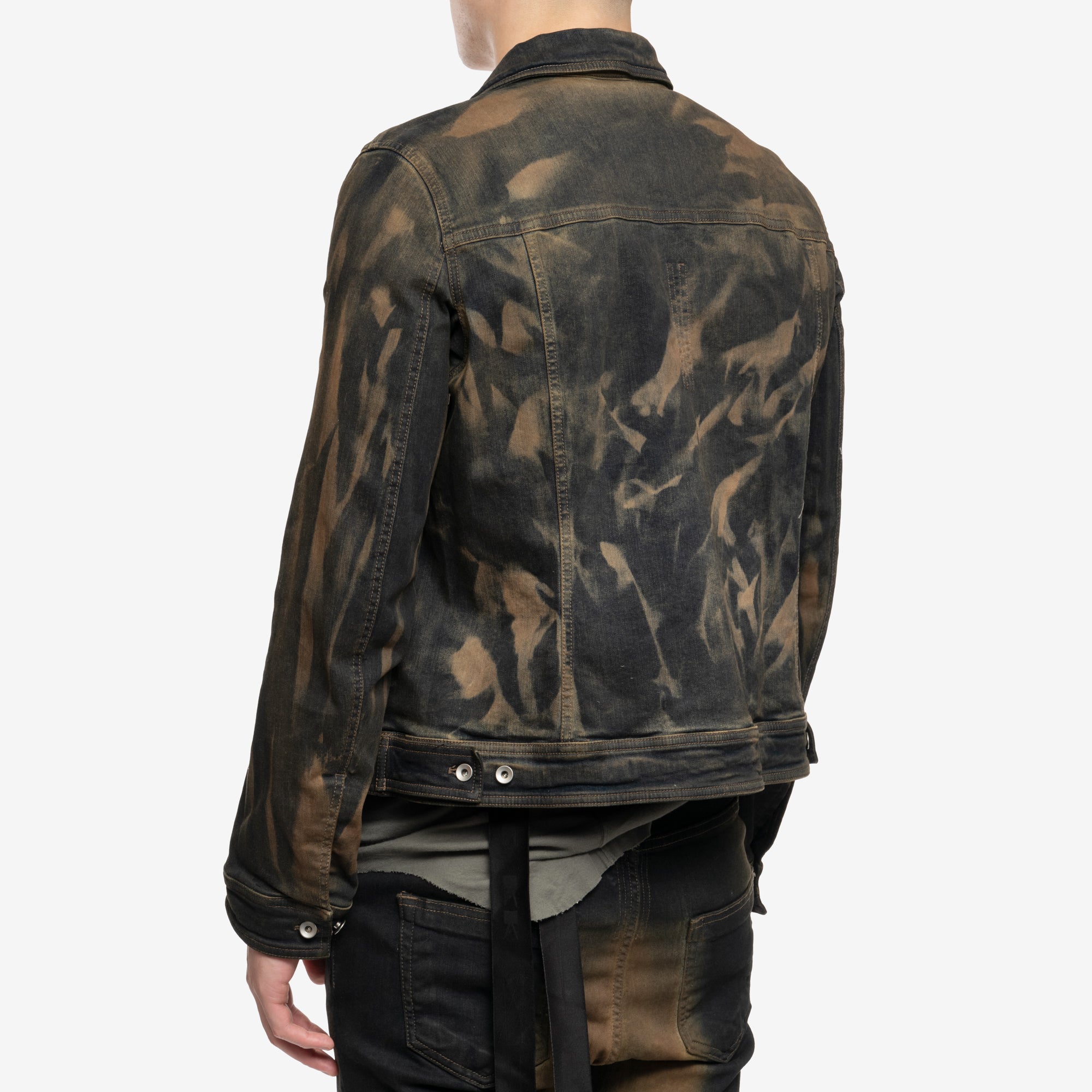 Rick Owens DRKSHDW Luxor Trucker Jacket Mud - 4