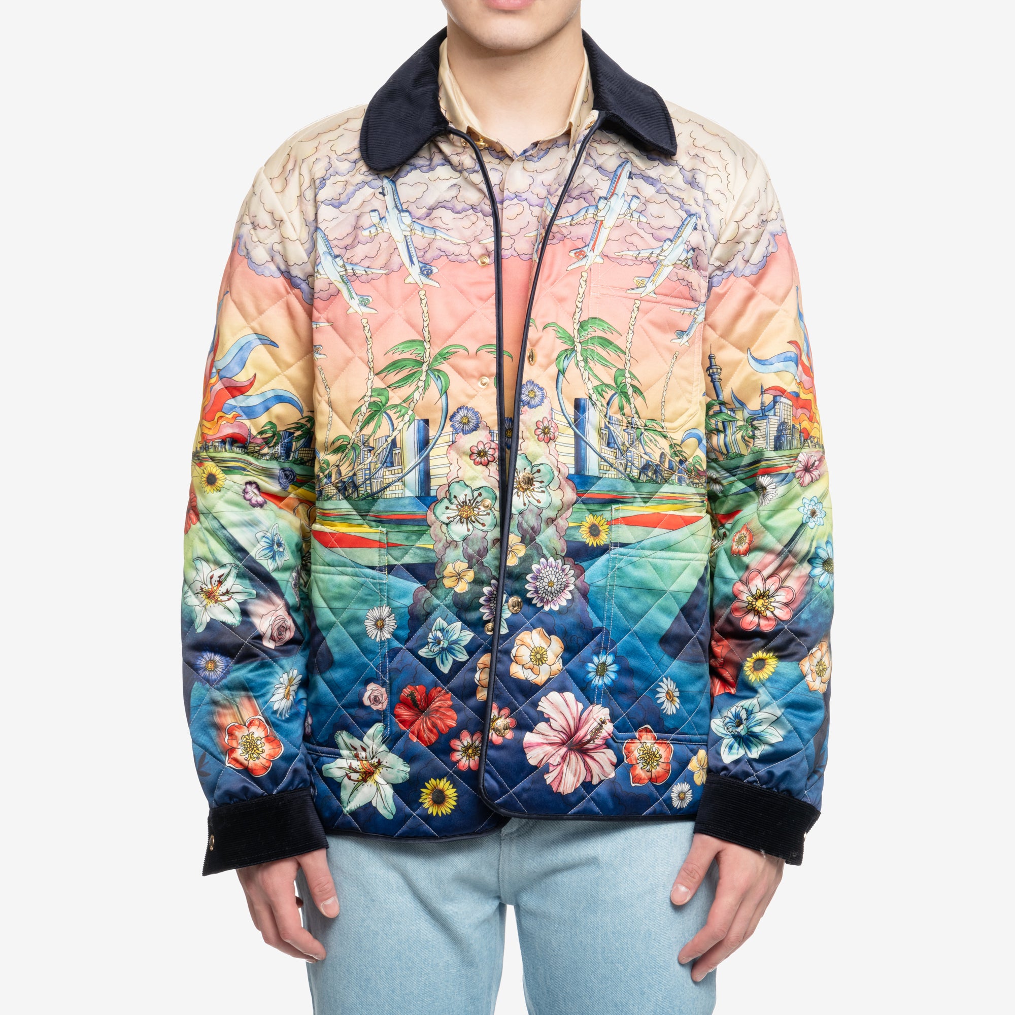 Casablanca Lenvol Quilted Hunting Jacket Multi - 1