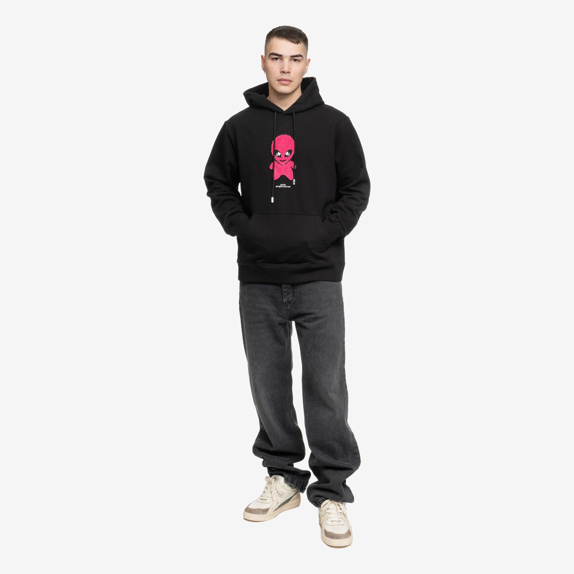 GCDS Weirdo Hoody Black - 2