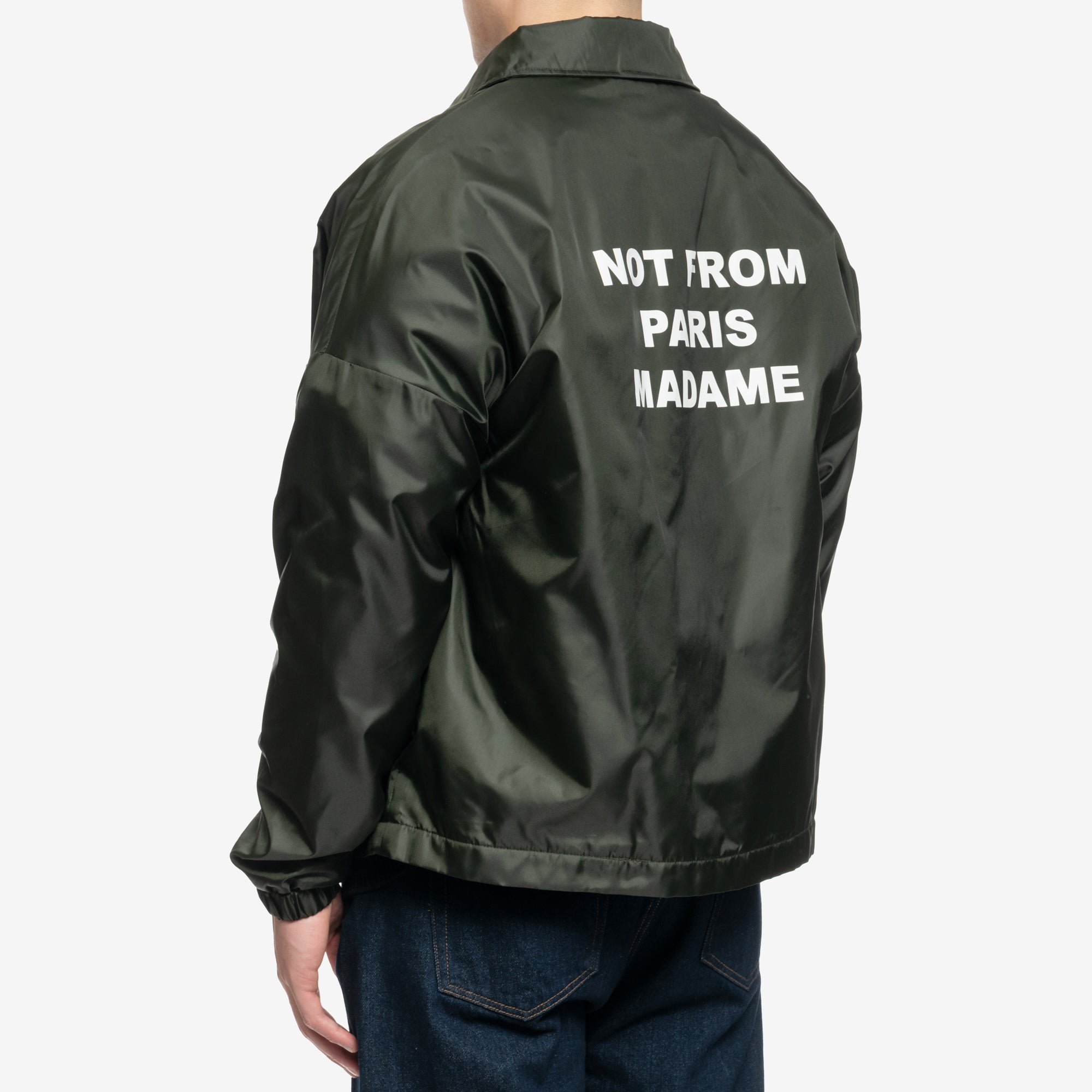 Drôle de Monsieur La Veste Polaire Slogan Khaki - 4