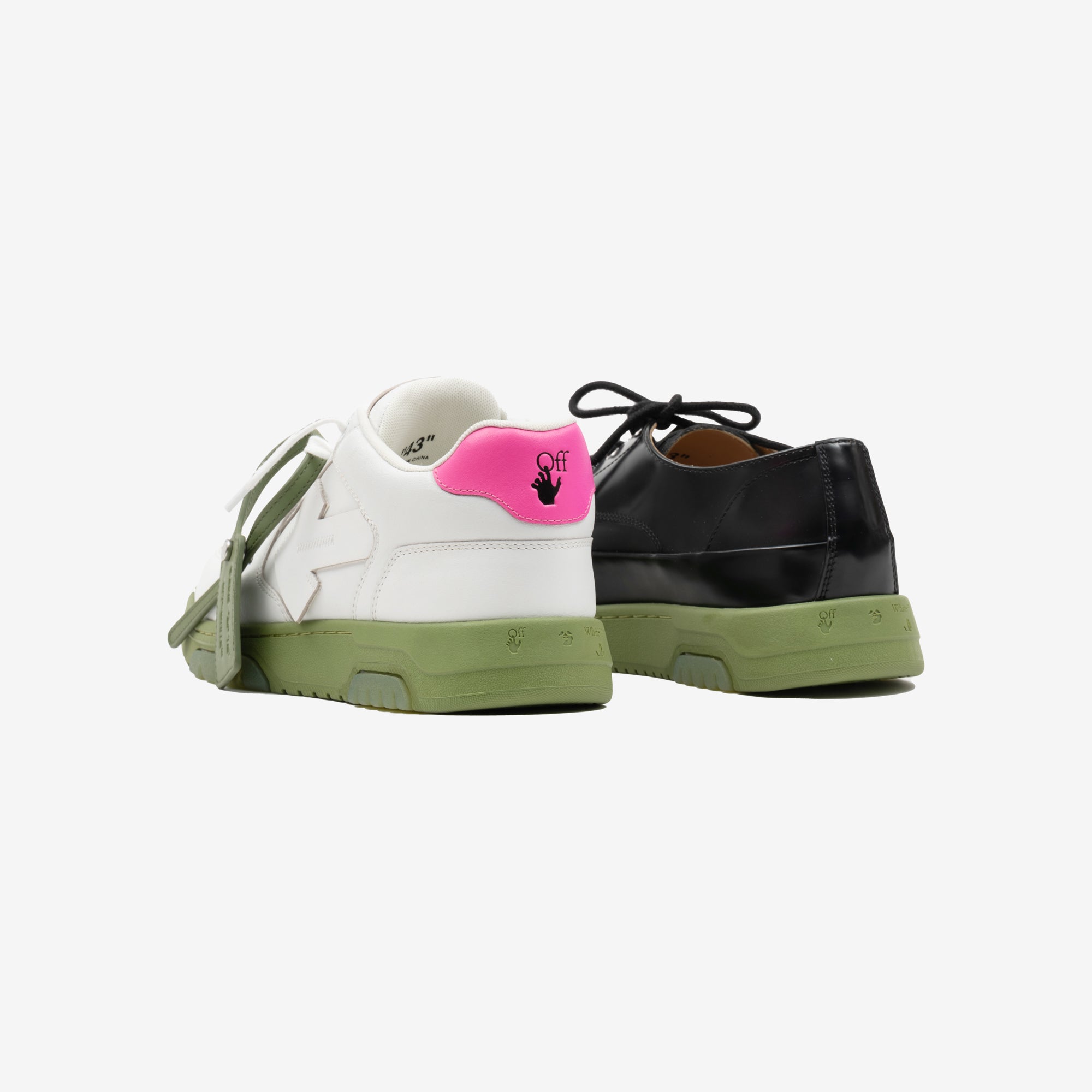 Off - White Half Half Sneakers BLACK - 6