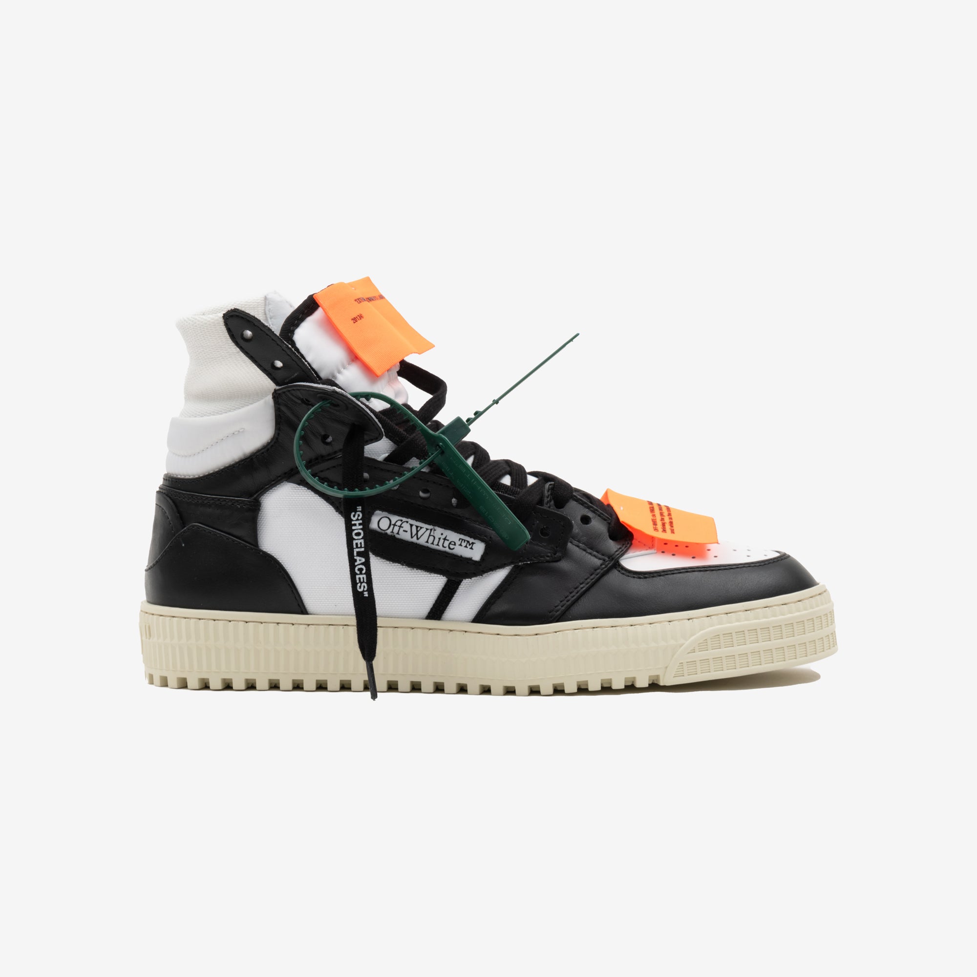 Off - White 3.0 OFF COURT LEATHER SNEAKERS WHITE - 3