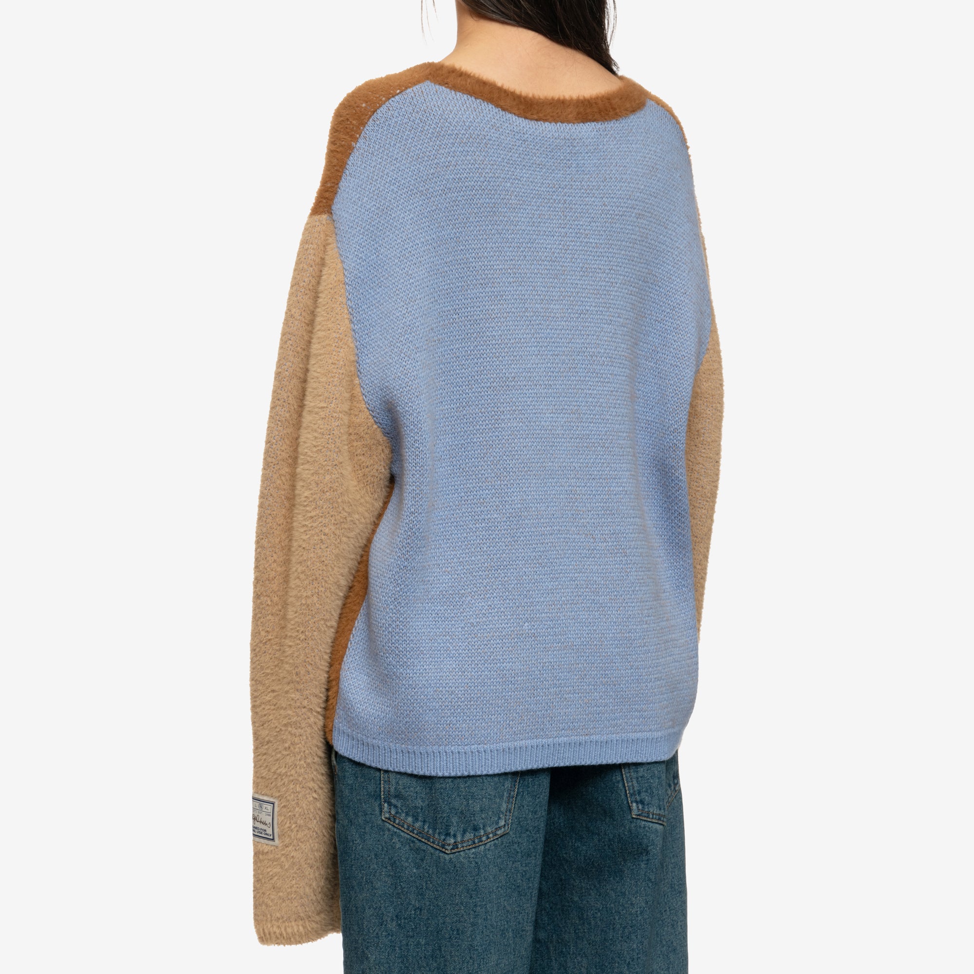 GCDS Weirdo Fuzzy Jacquard Sweater Multi - 7
