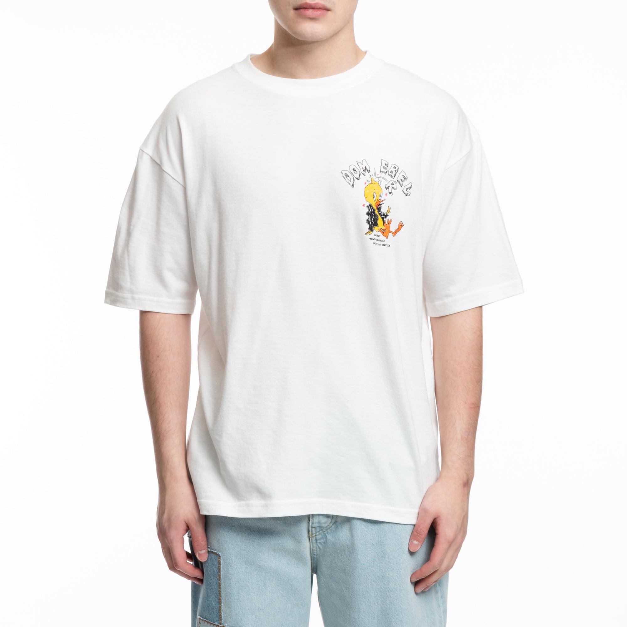 Dom Rebel Empty T-Shirt Ivory - 1