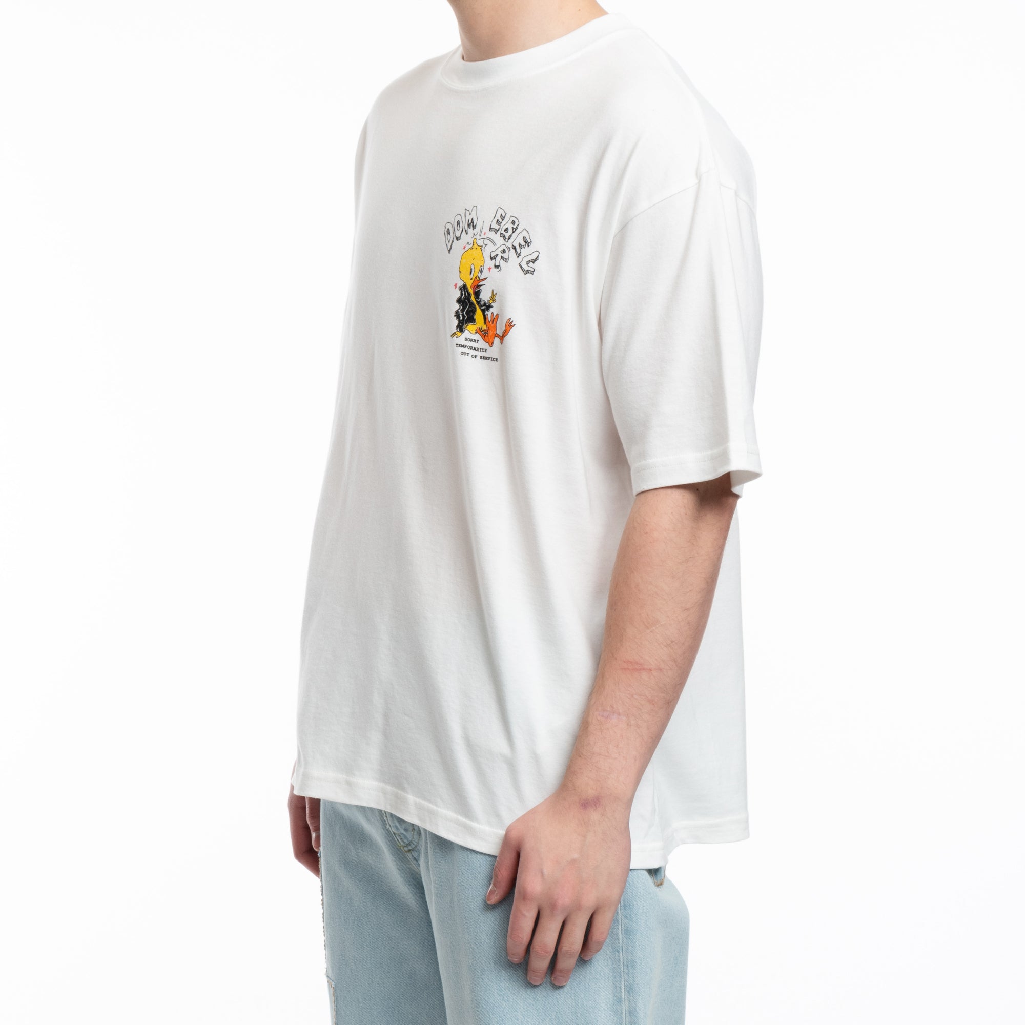 Dom Rebel Empty T-Shirt Ivory - 3