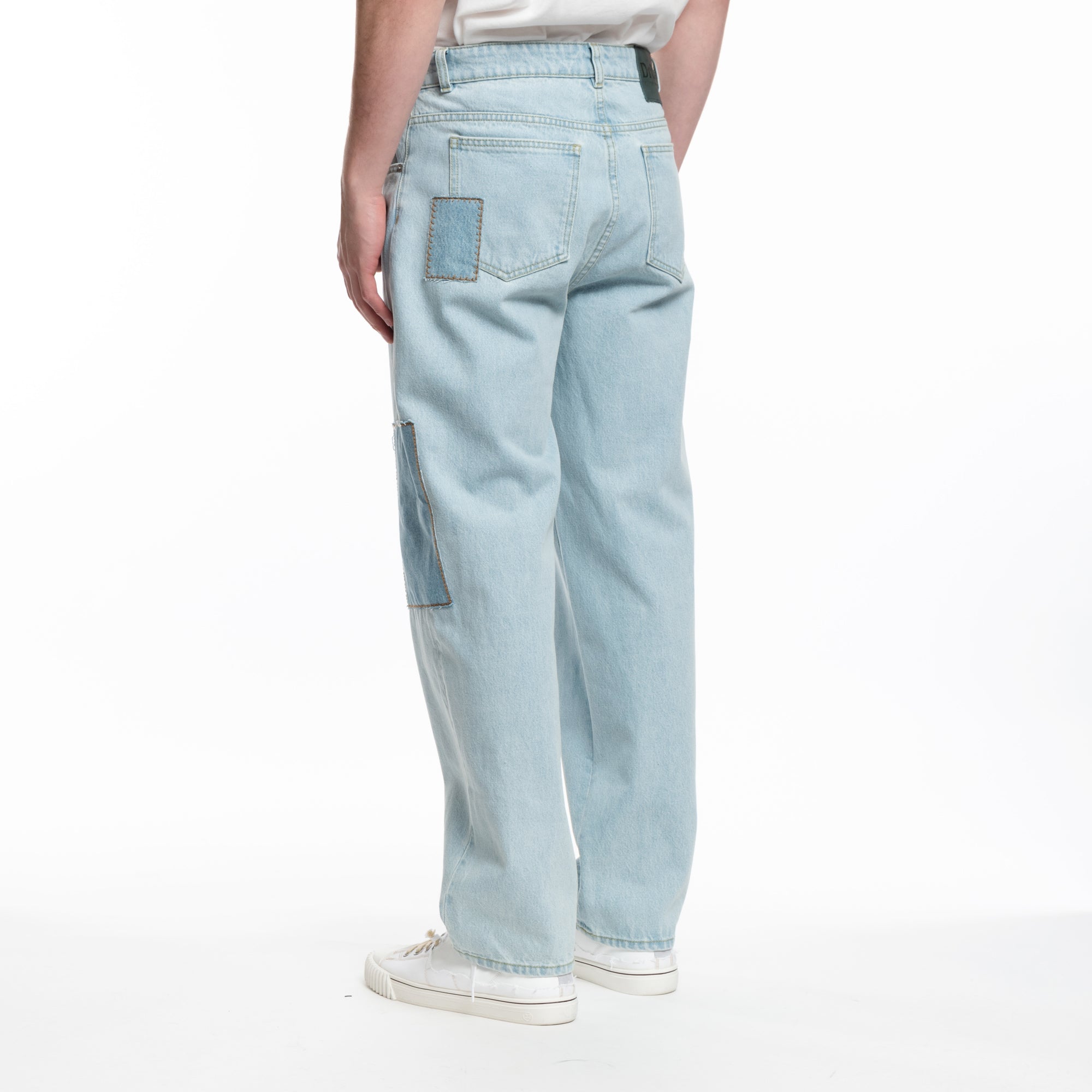 Drôle de Monsieur Le Jean Patchwork Blue - 4