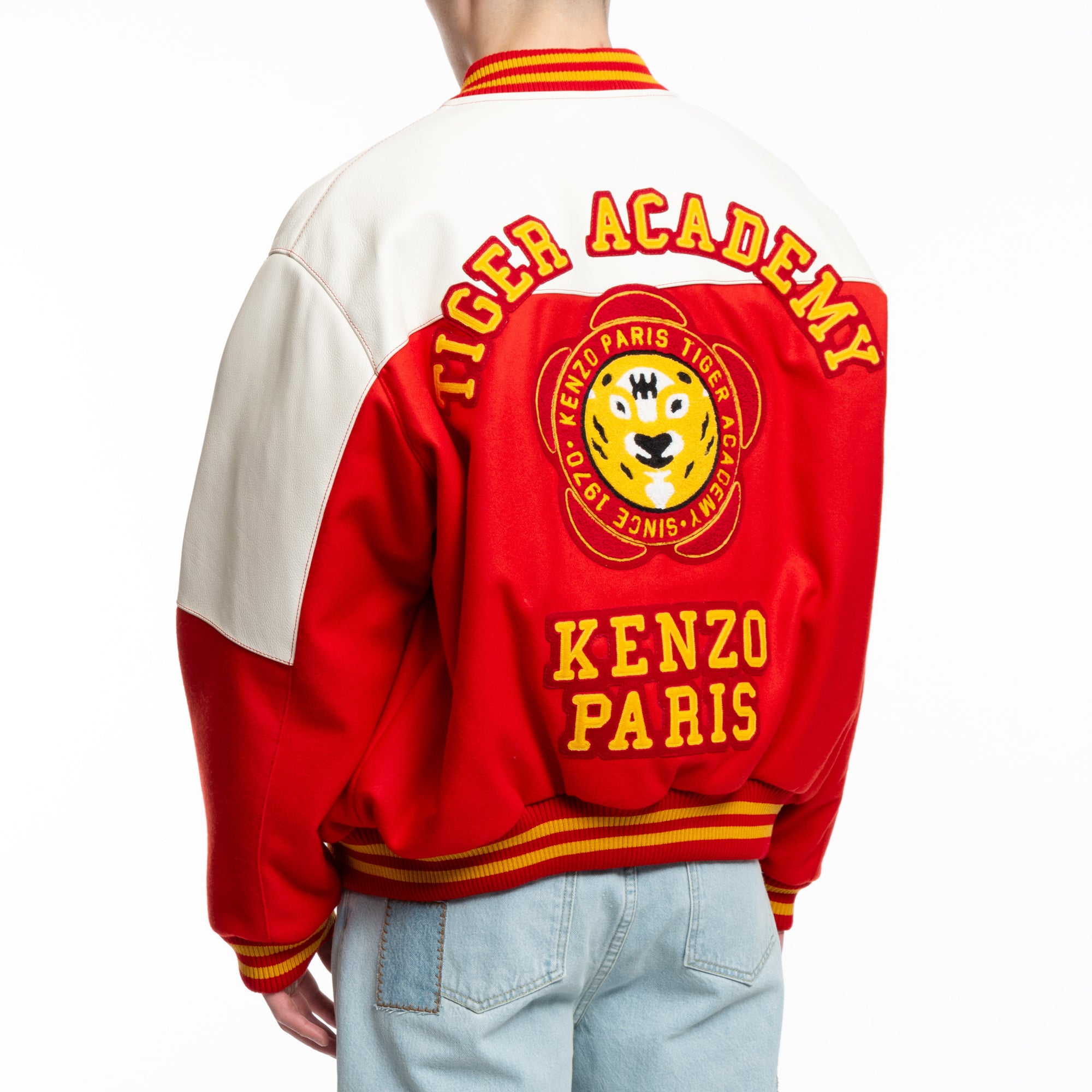 Kenzo Tiger Academy Varsity Jacket Cherry - 4