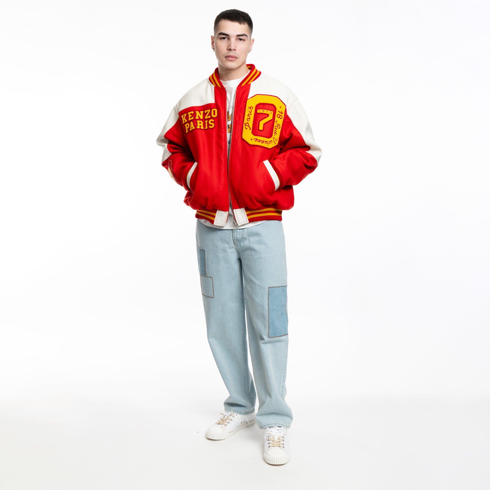 Kenzo Tiger Academy Varsity Jacket Cherry - 2
