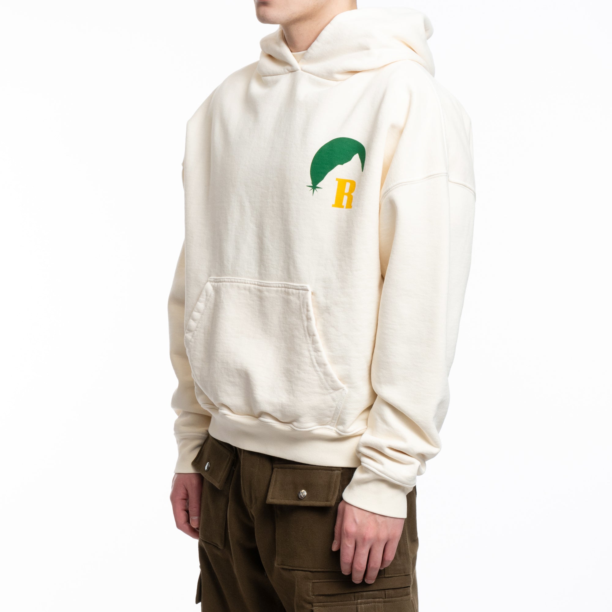 Rhude Moonlight Hoody Vintage White - 3