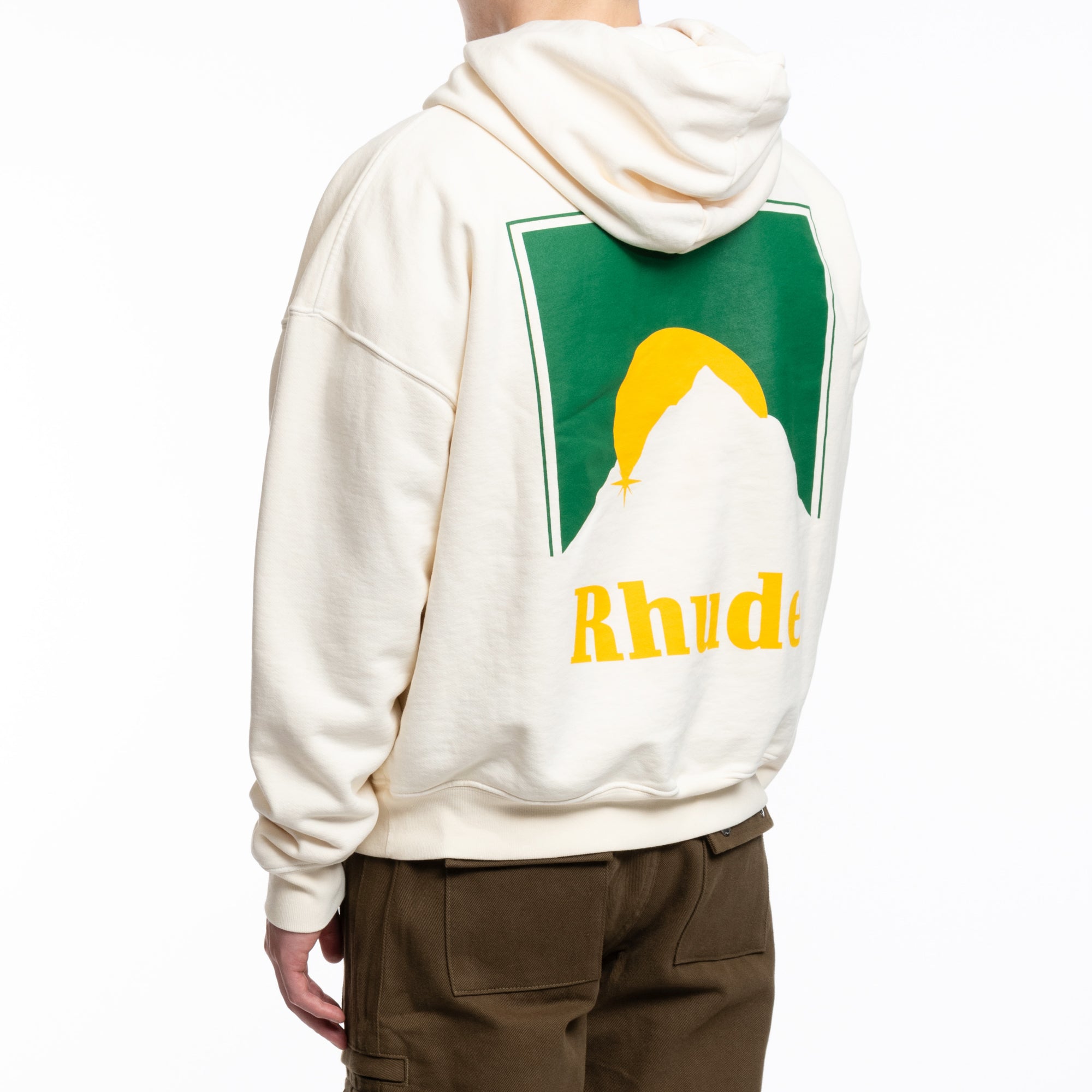 Rhude Moonlight Hoody Vintage White - 4