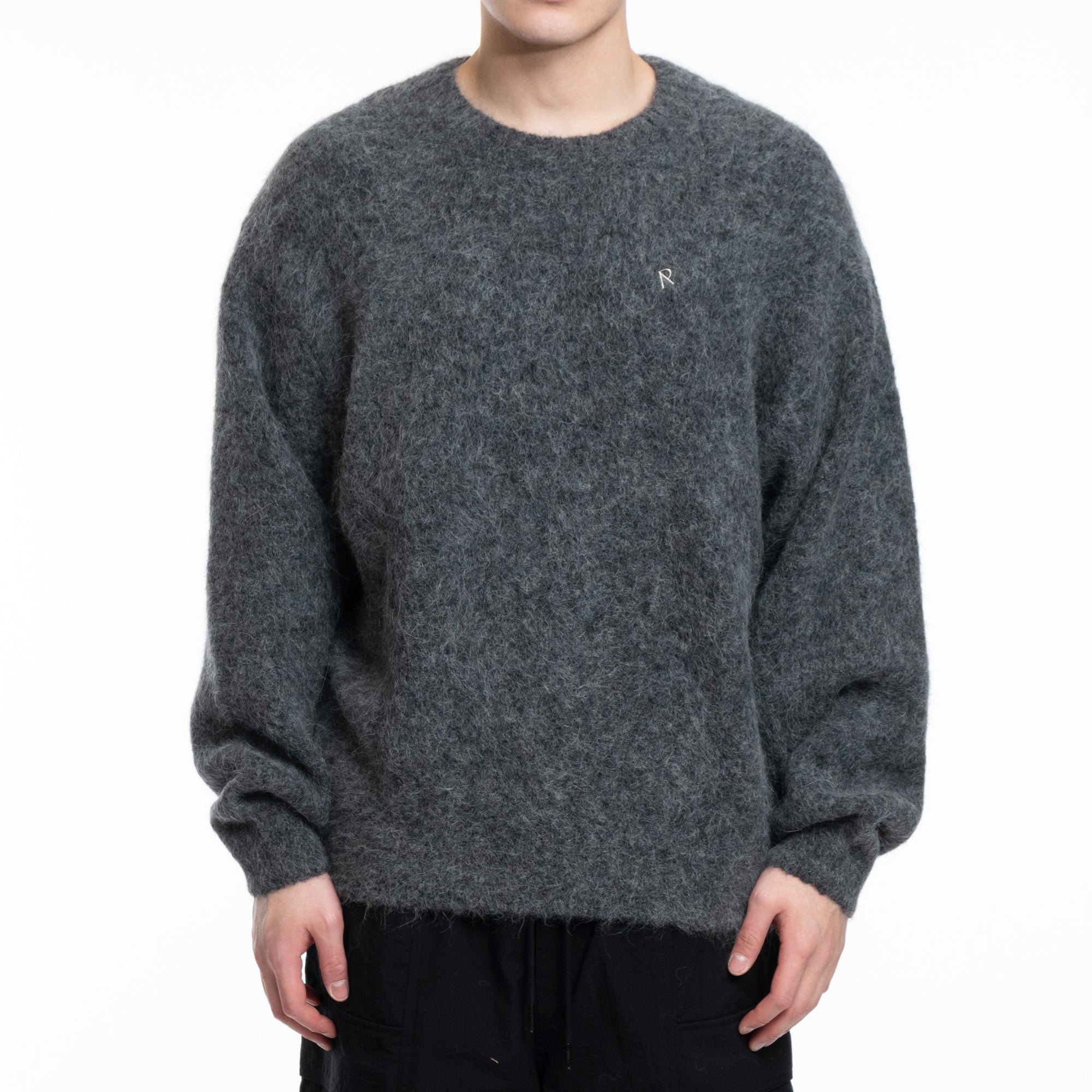 Represent Alpaca Knit Sweater Iron - 1