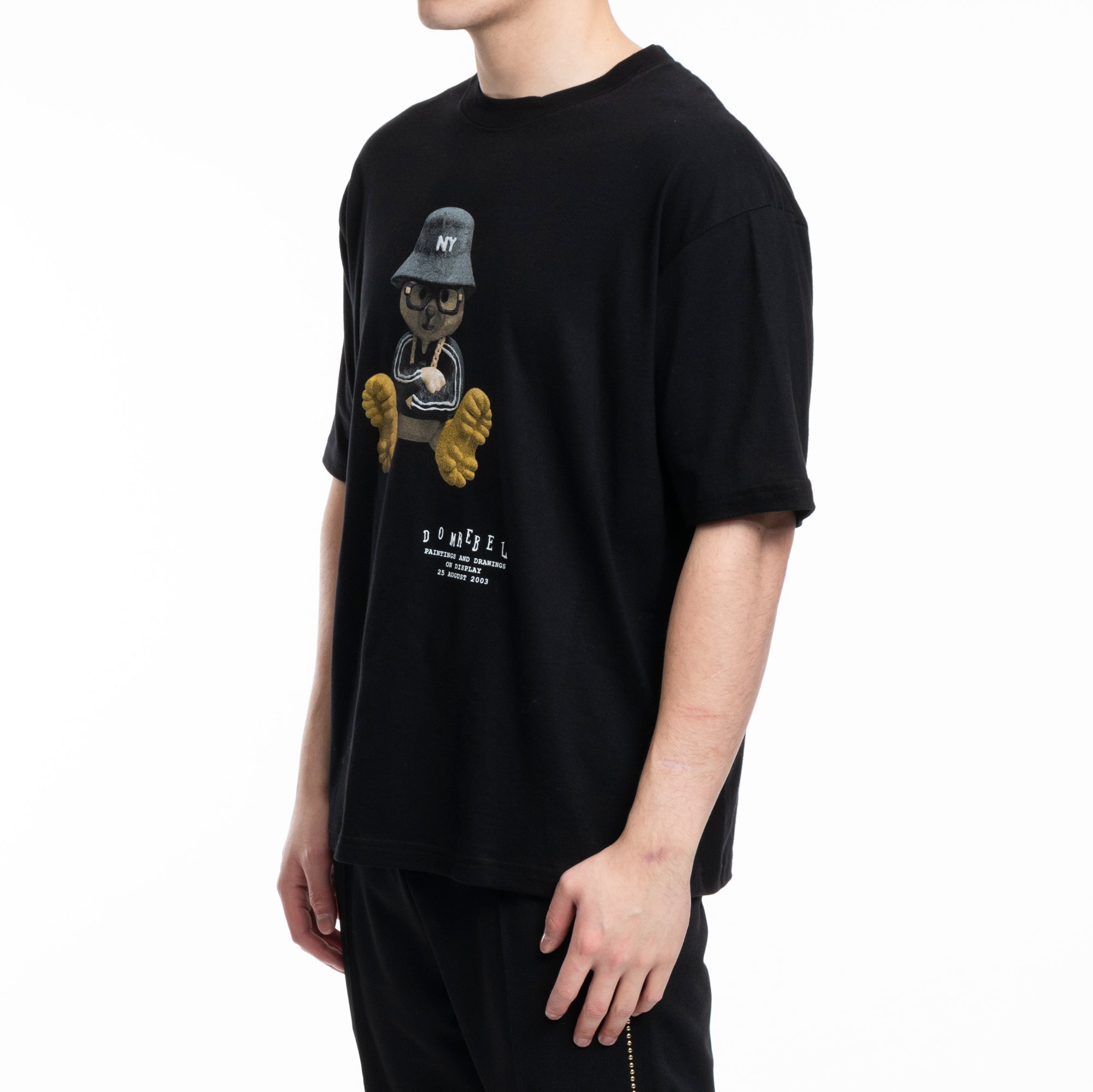 Dom Rebel New Yorker T-Shirt Black - 3