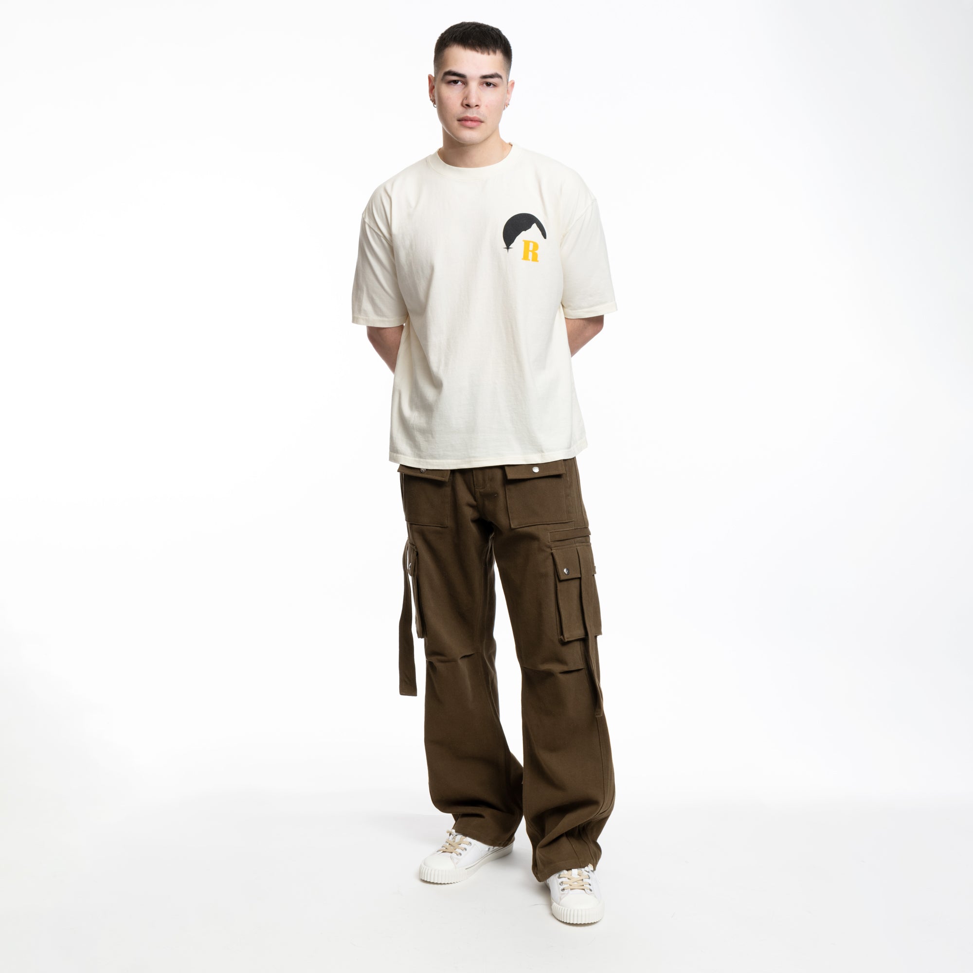 Rhude Amaro Twill Cargo Pants Olive - 2
