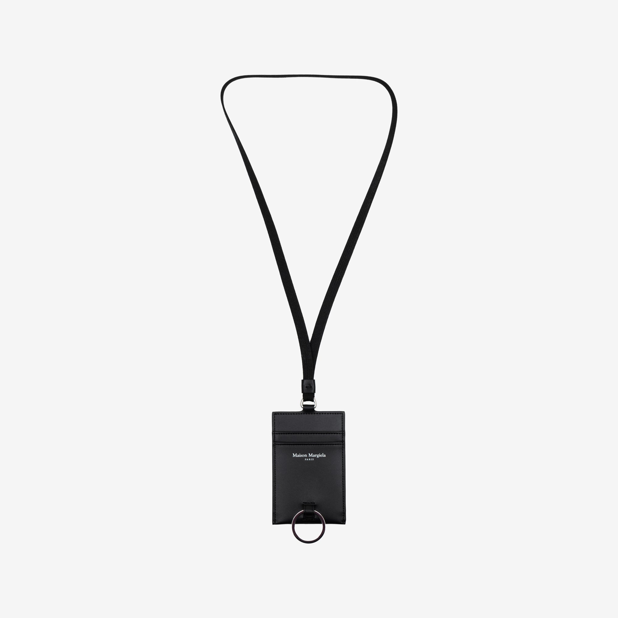 Maison Margiela Card Holder Key Ring Lace Black - 3