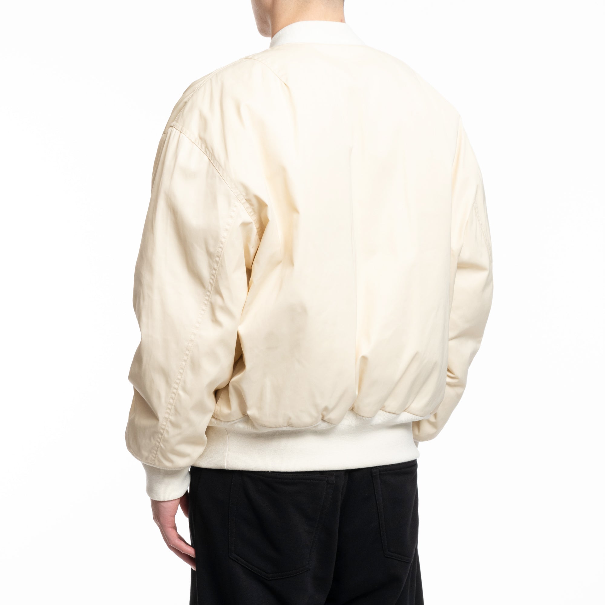 MM6 Twill Bomber Jacket Beige - 4